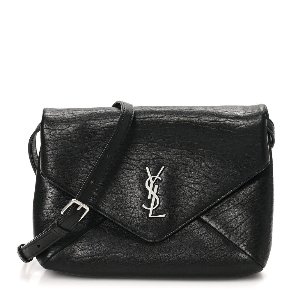 Lambskin Cassandre Envelope Messenger Black