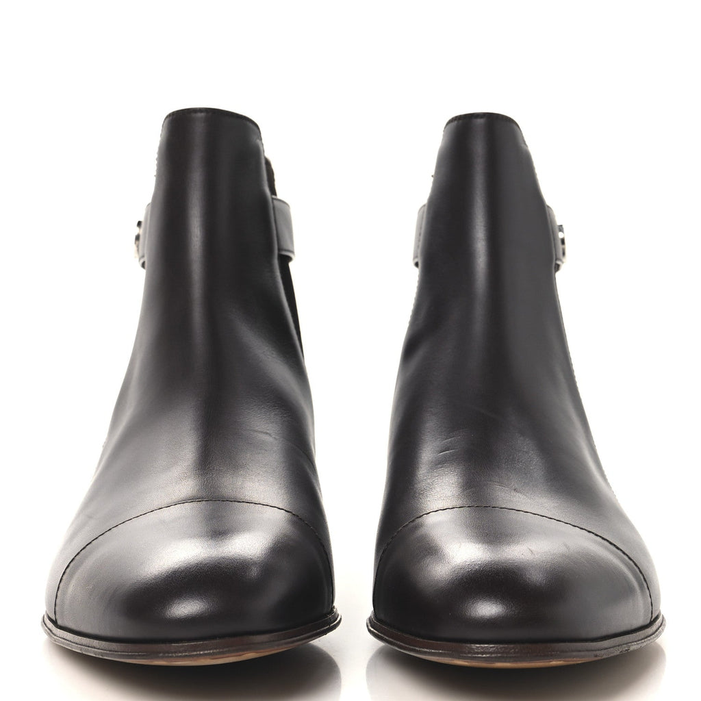 Calfskin Mens Blondie Chelsea Ankle Boots 8 Cocoa
