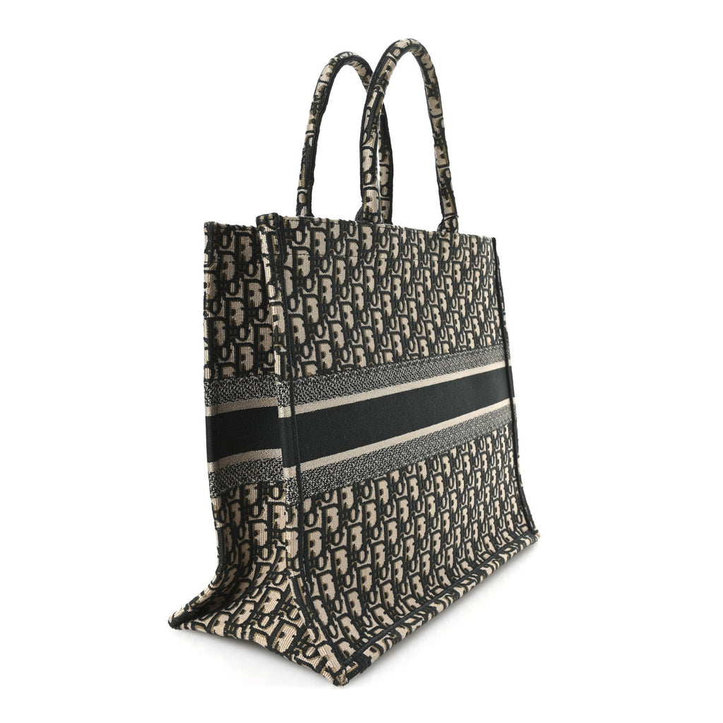 Oblique Large Book Tote Vert Multicolor