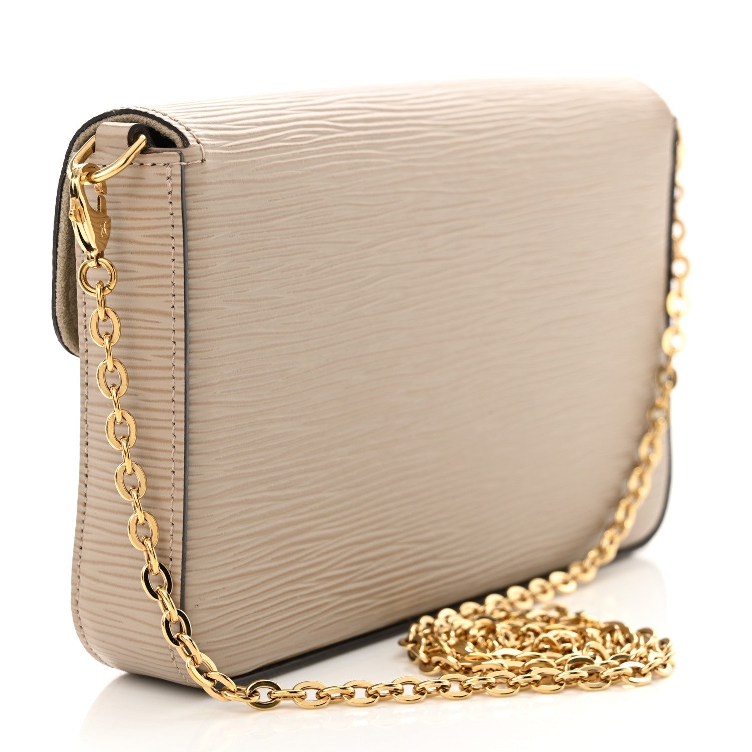 Epi Felicie Pochette Chain Wallet Galet