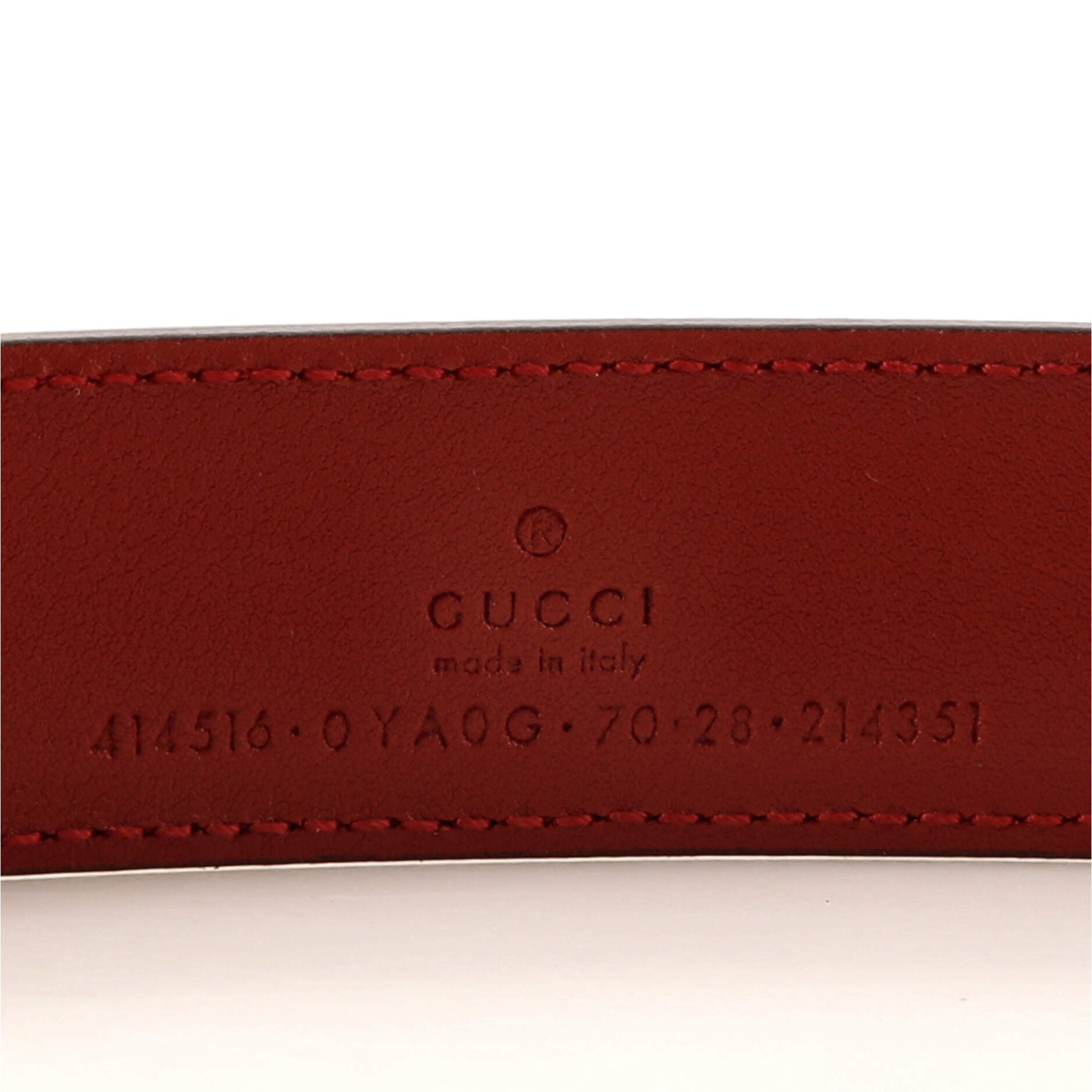 GG Marmont Belt Leather Medium 70