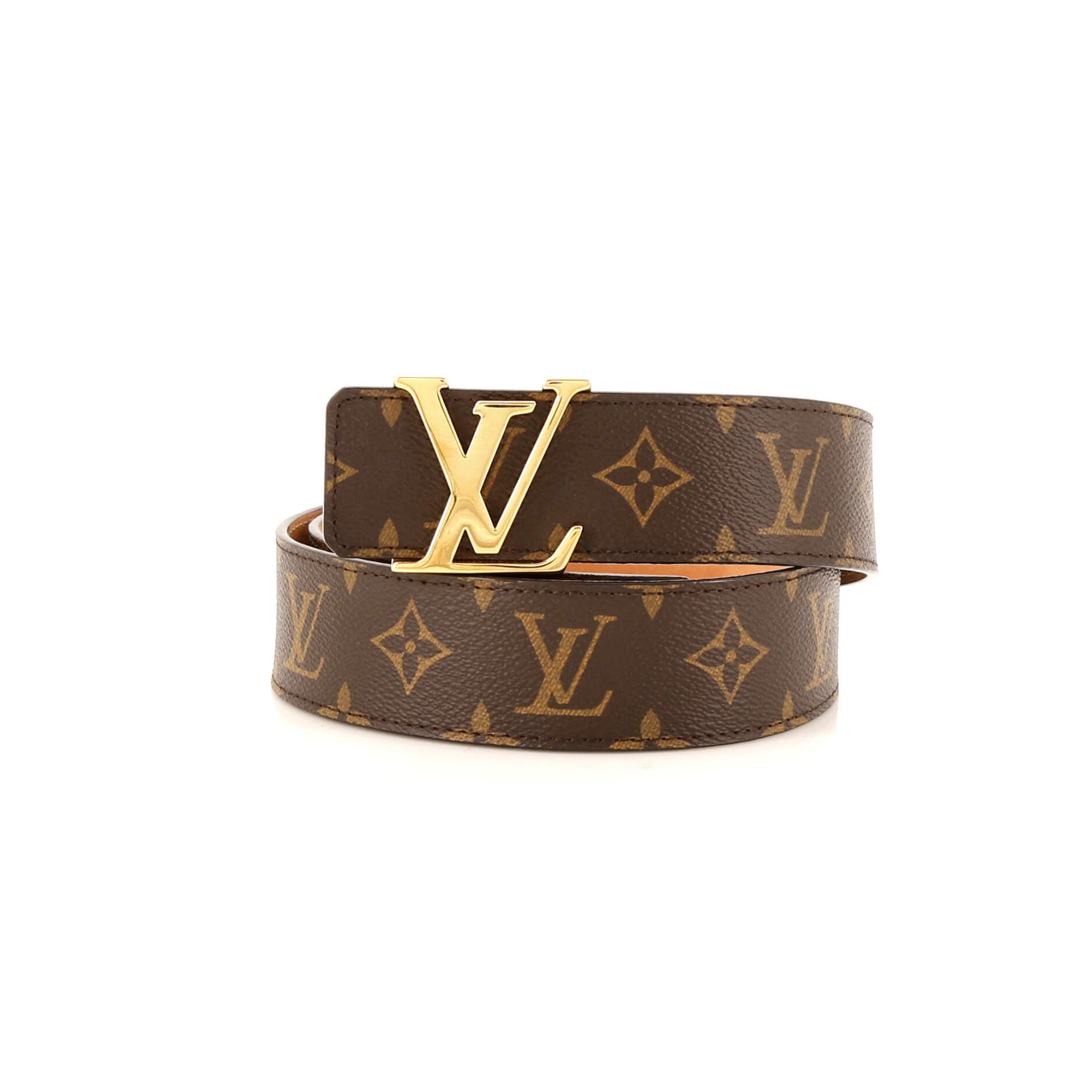 LV Initiales Belt Monogram Canvas Wide 80