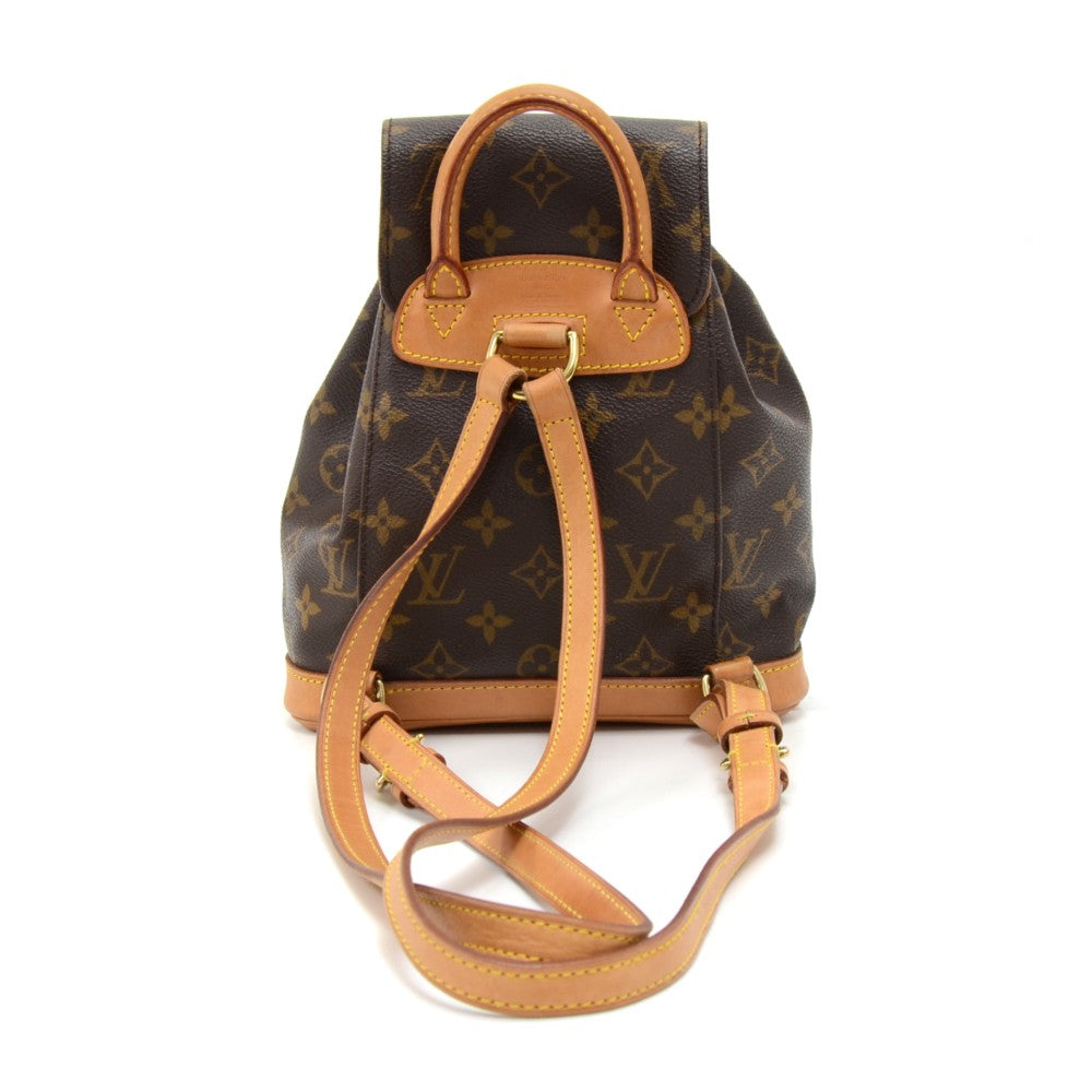 Louis Vuitto Mini Montsouris Monogram Canvas Backpack