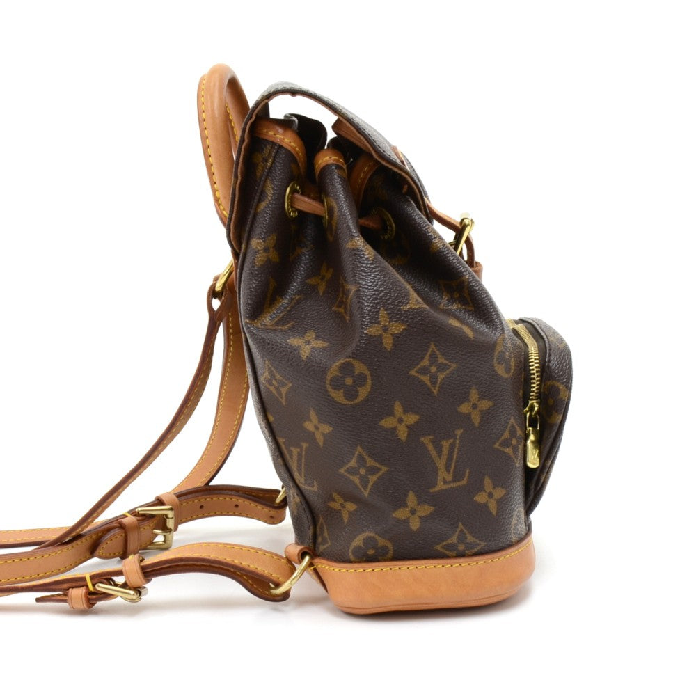 Louis Vuitto Mini Montsouris Monogram Canvas Backpack