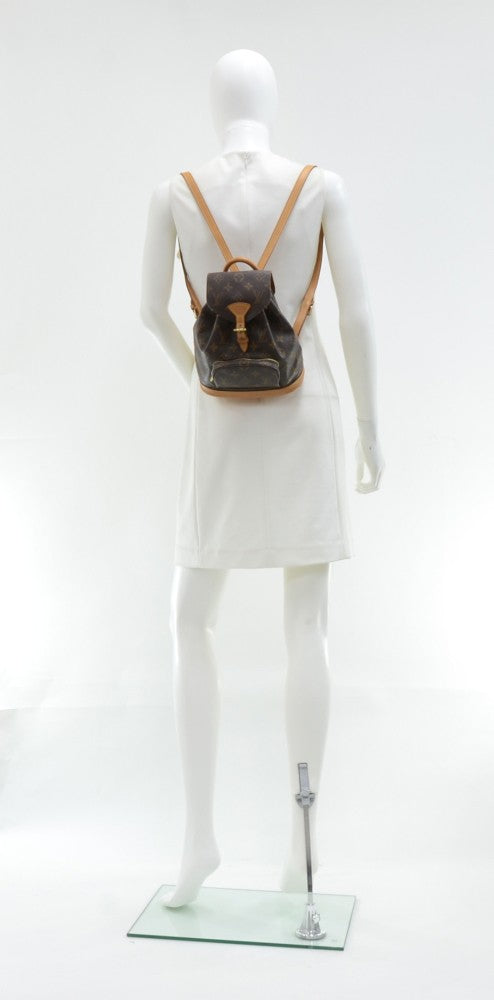 Louis Vuitto Mini Montsouris Monogram Canvas Backpack