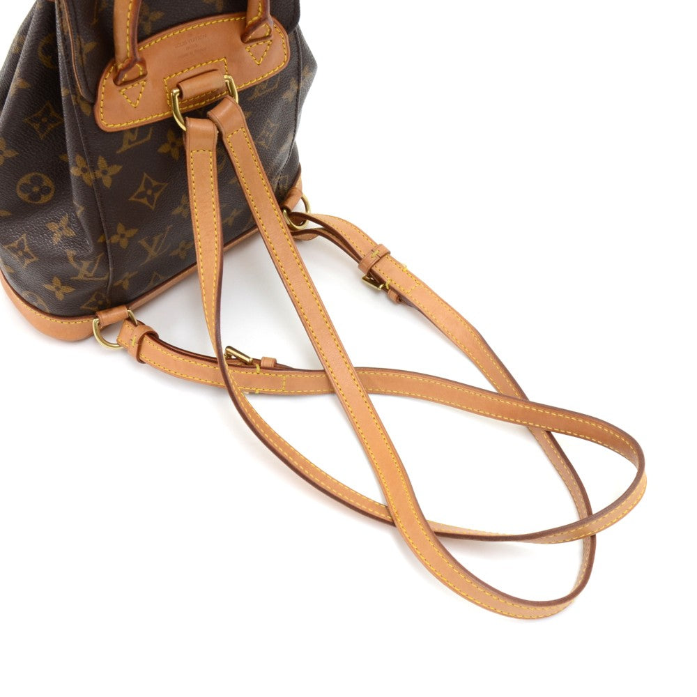 Louis Vuitto Mini Montsouris Monogram Canvas Backpack