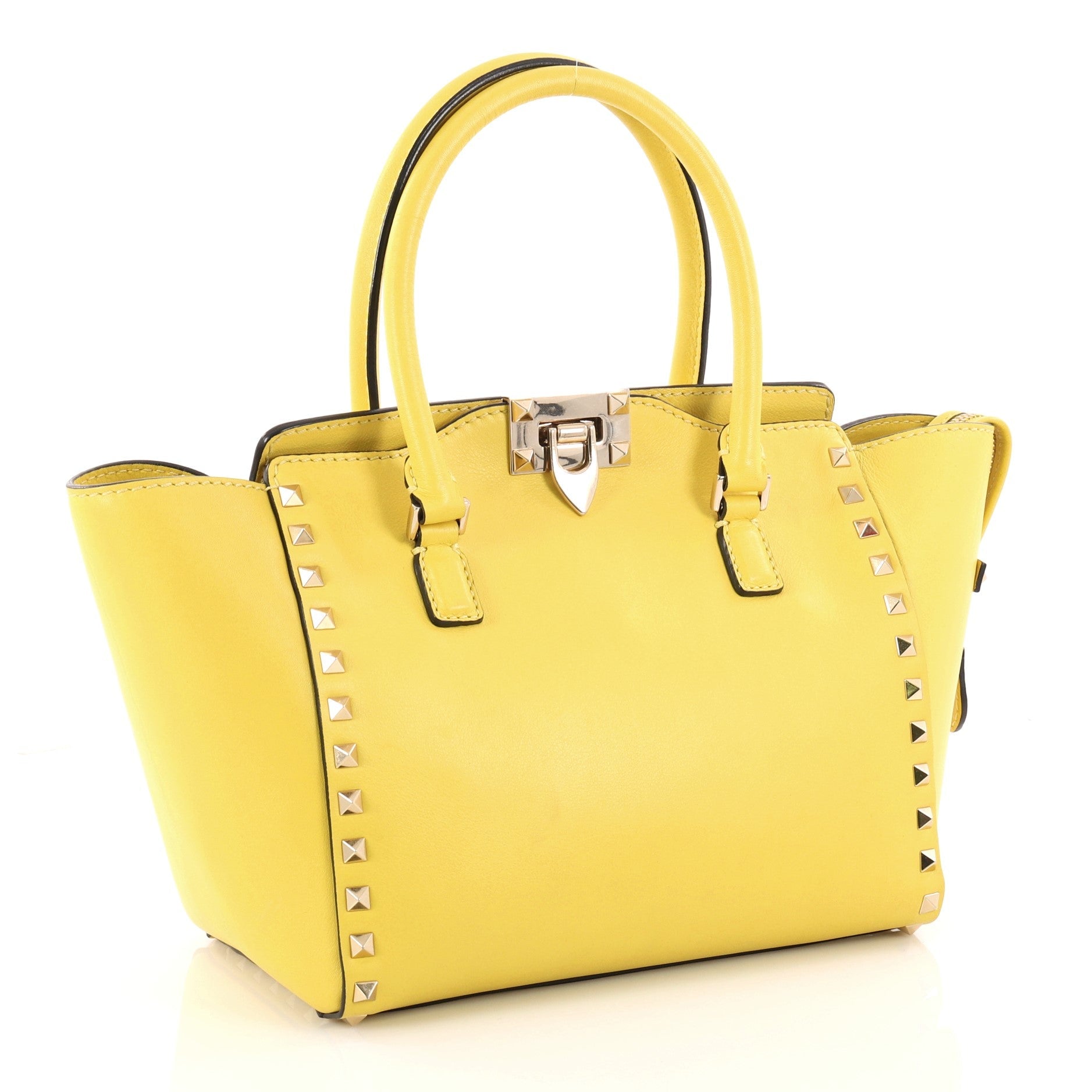 Rockstud Tote Rigid Leather Mini
