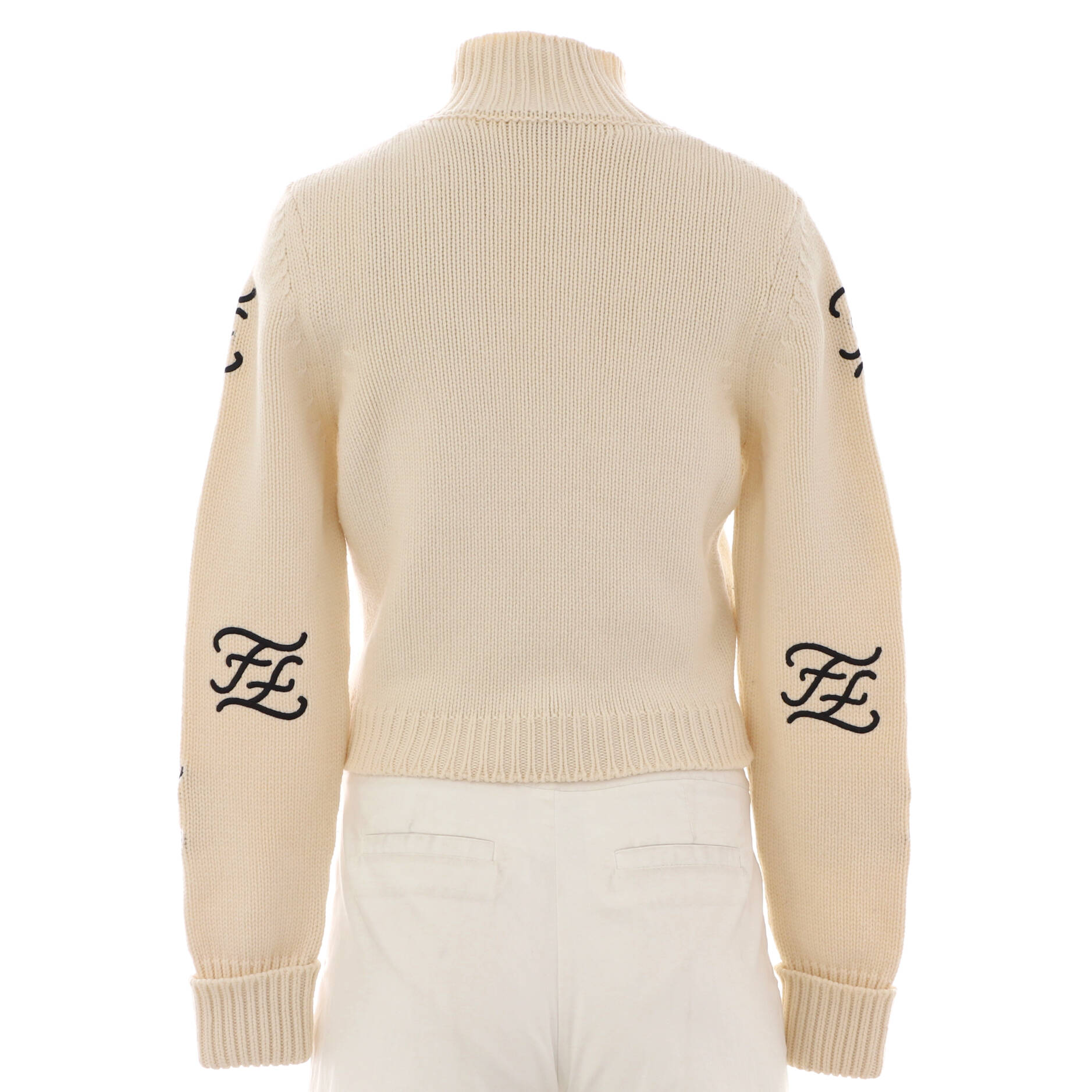 Women's Karligraphy Turtleneck Sweater Wool and Cashmere Blend