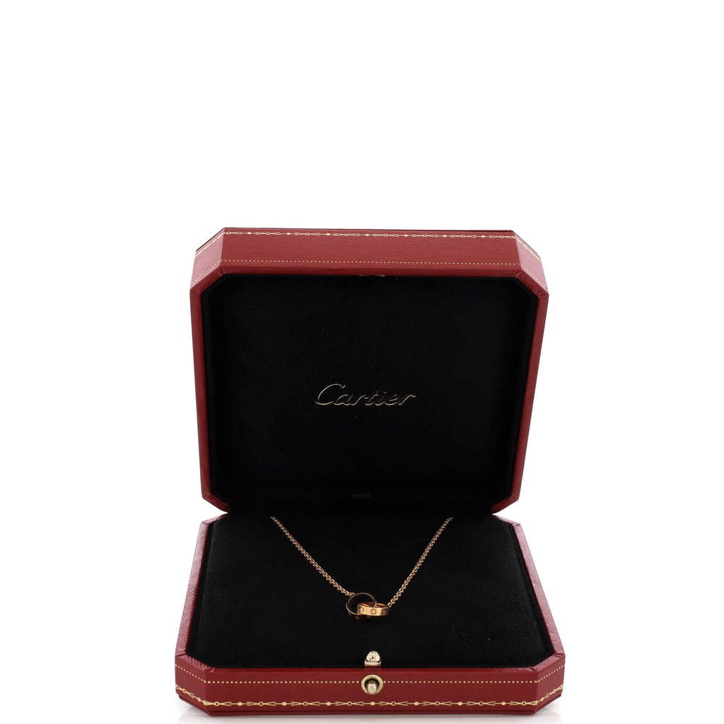 Love Interlocking Necklace 18K Rose Gold
