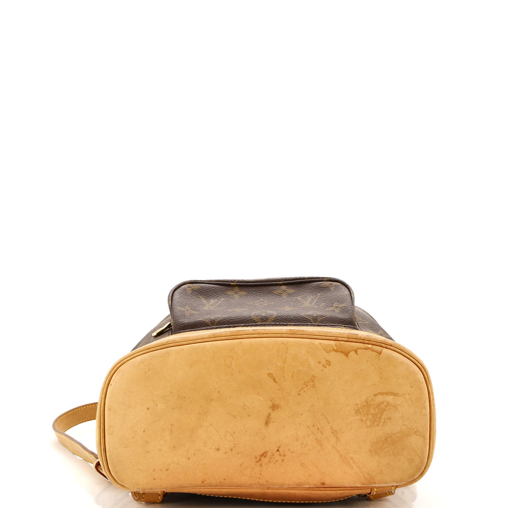 Louis Vuitton Vintage Montsouris Backpack Monogram Canvas MM