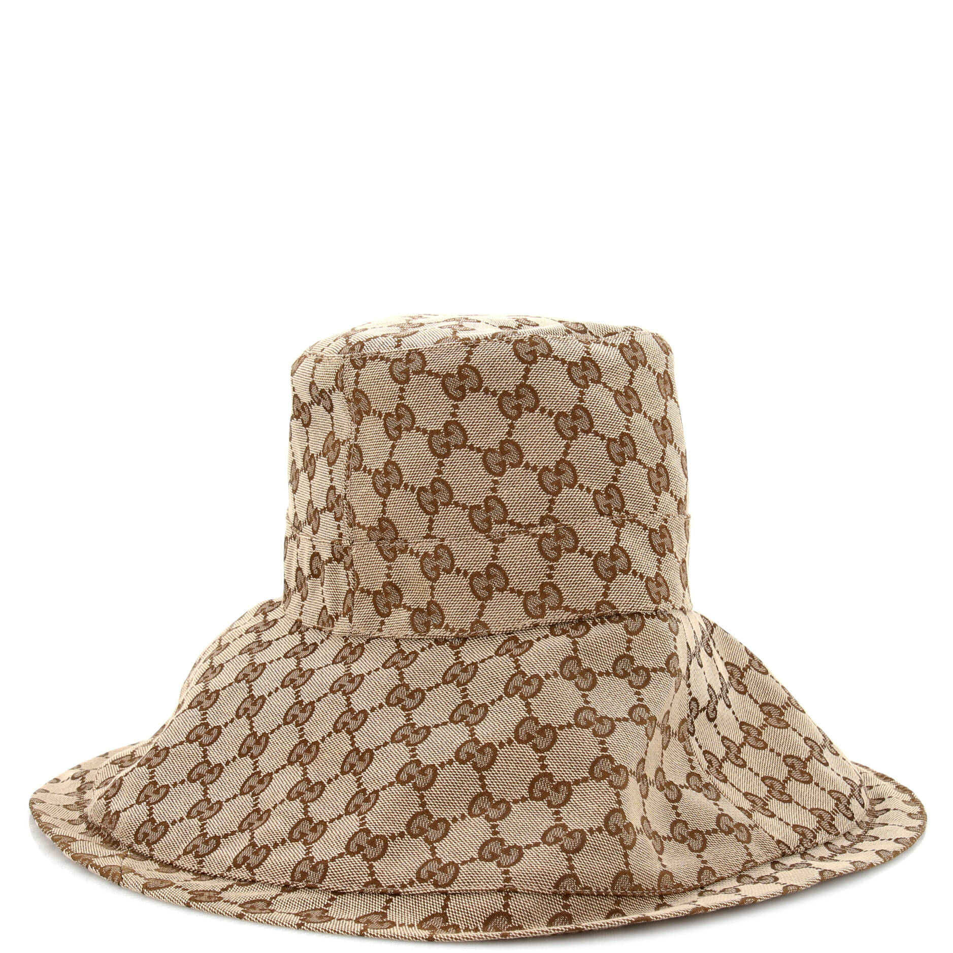 Wide Brim Hat GG Canvas