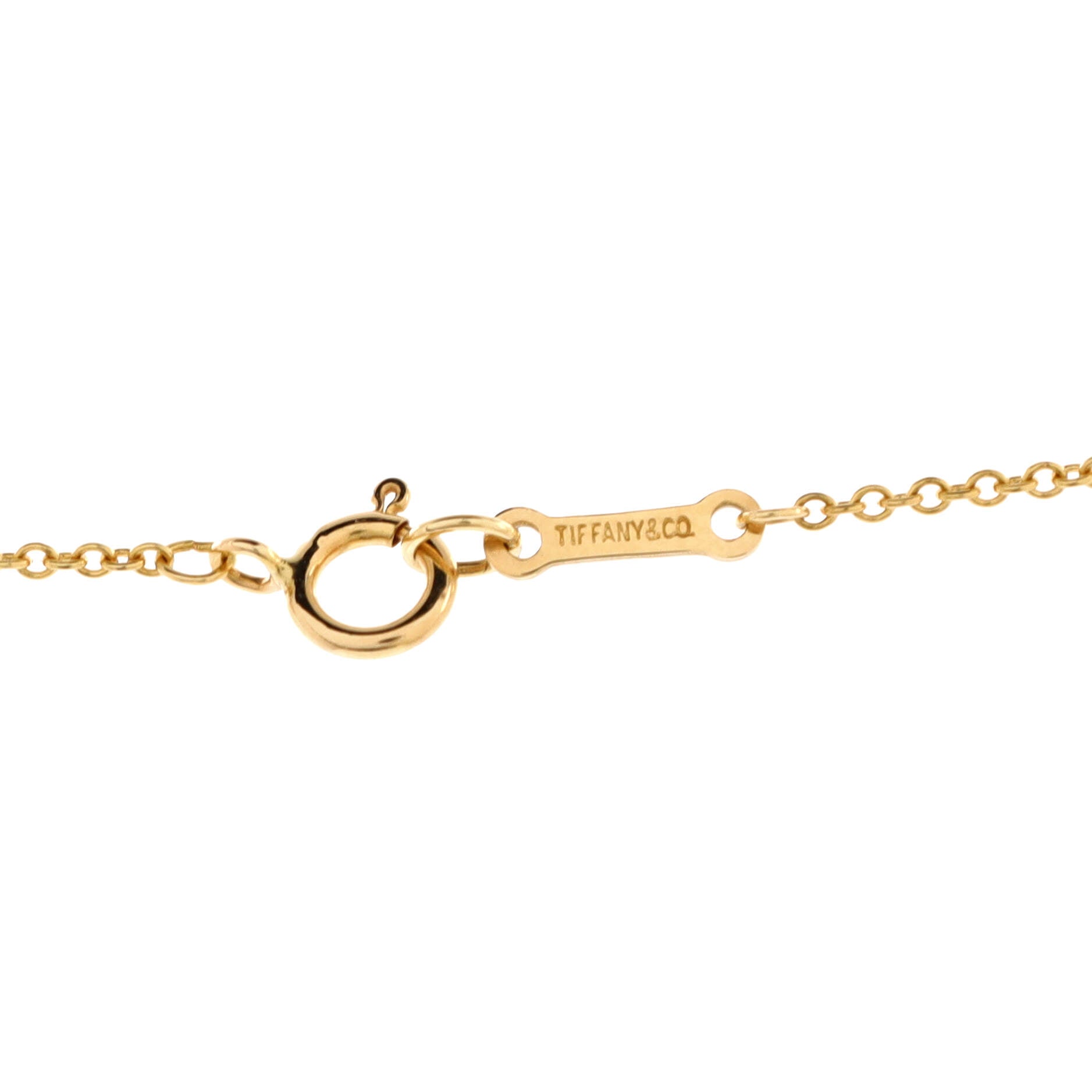 Elsa Peretti 3 Teardrop Necklace 18K Yellow Gold