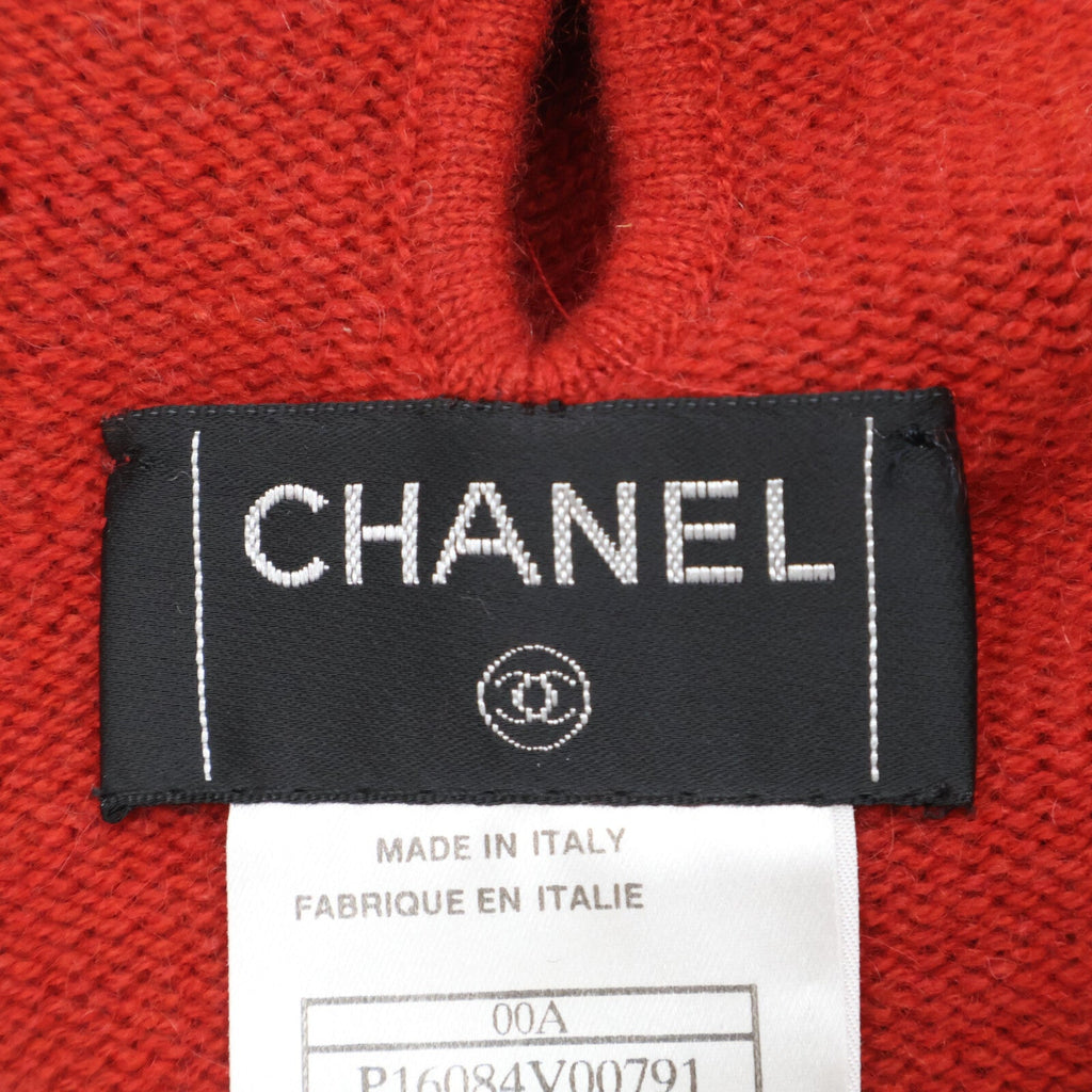 Chanel Cashmere High Neck Knit Top