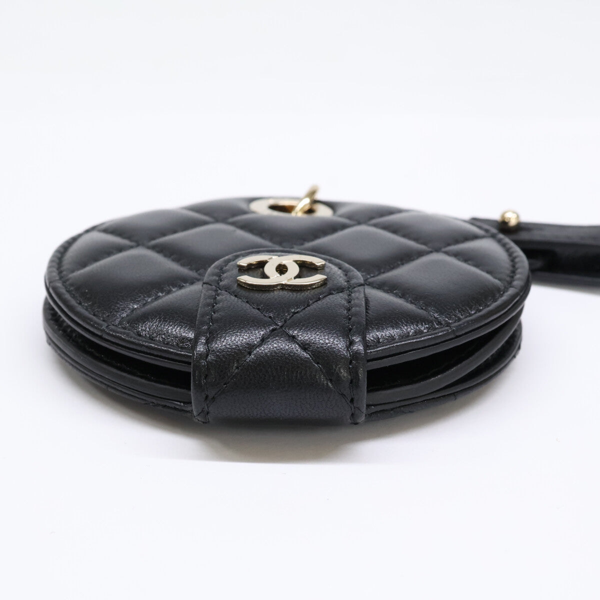 Chanel Matelasse Lambskin Name Tag Charm