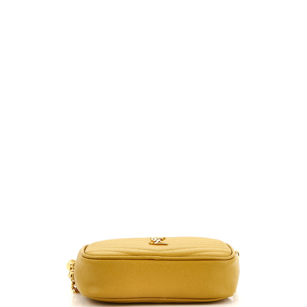 Lou Camera Bag Matelasse Chevron Leather Mini