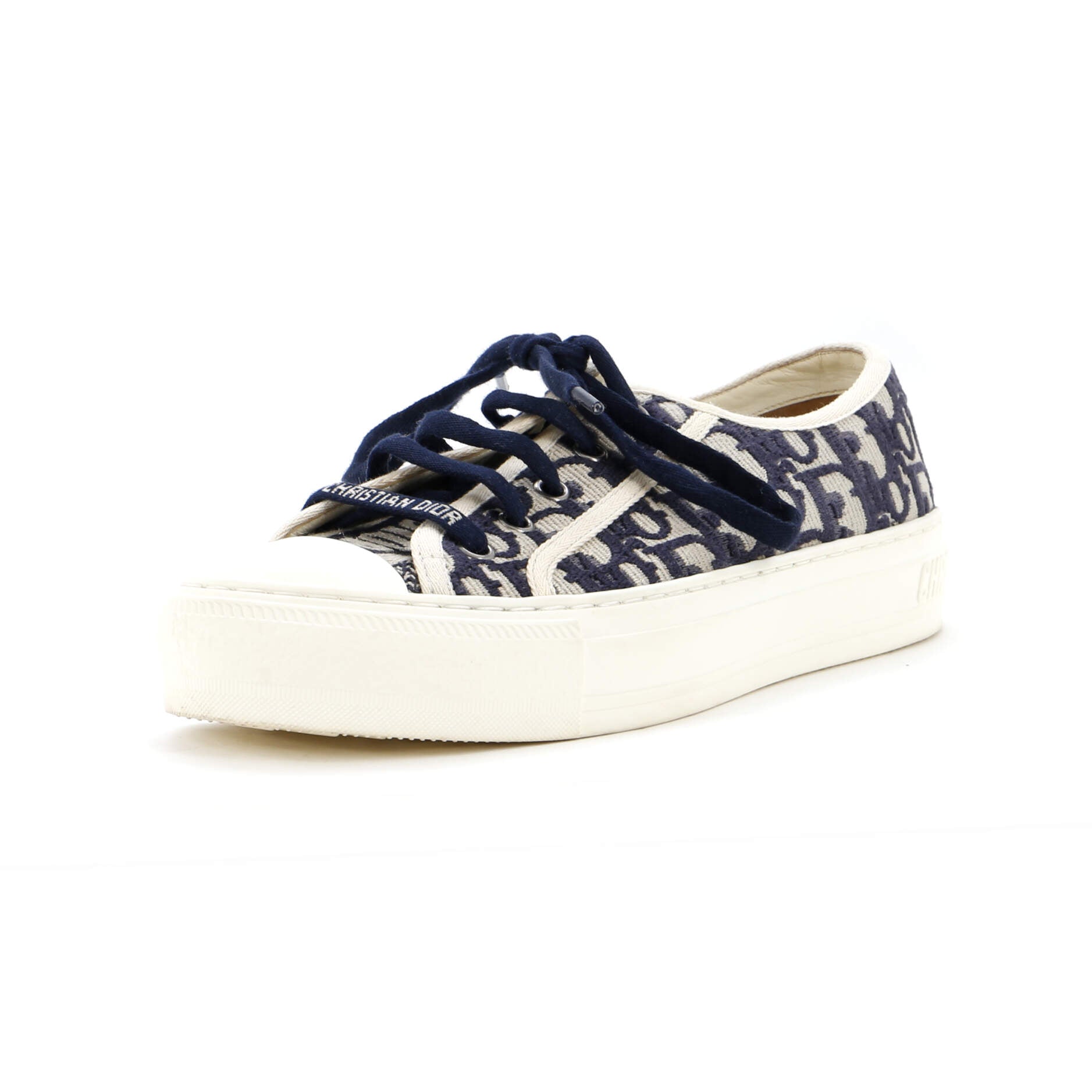 Women's Walk'N'Dior Sneakers Oblique Canvas