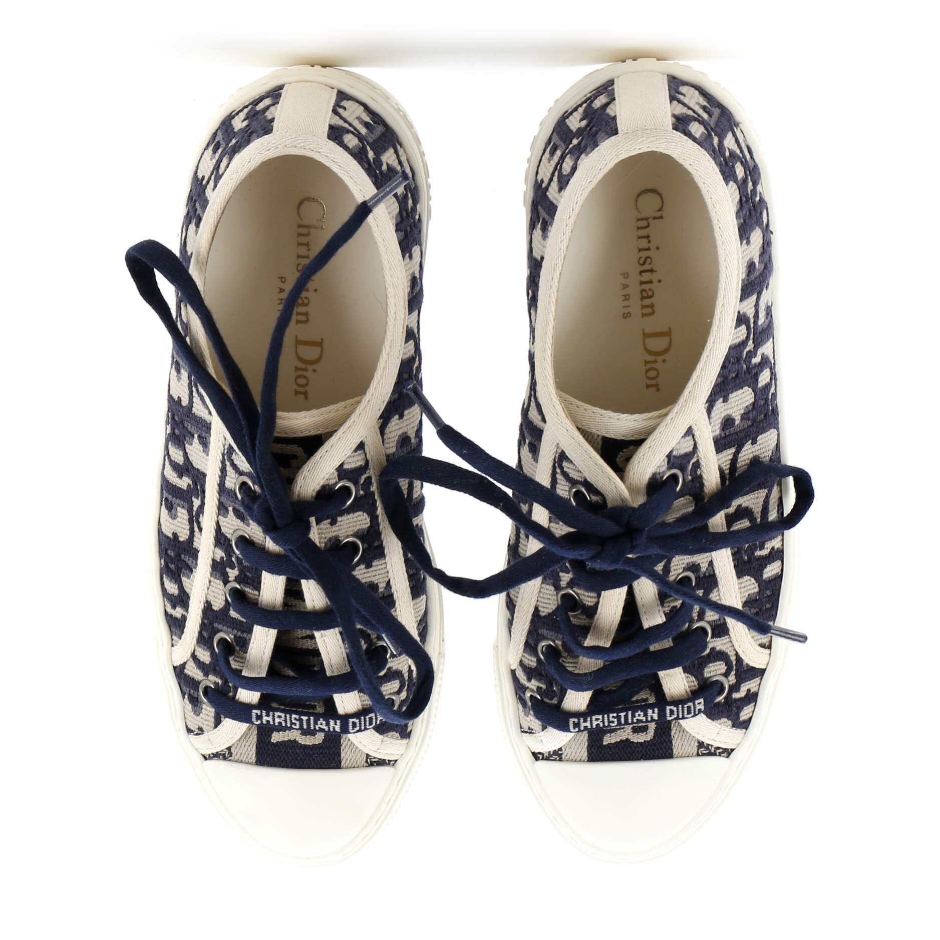 Women's Walk'N'Dior Sneakers Oblique Canvas