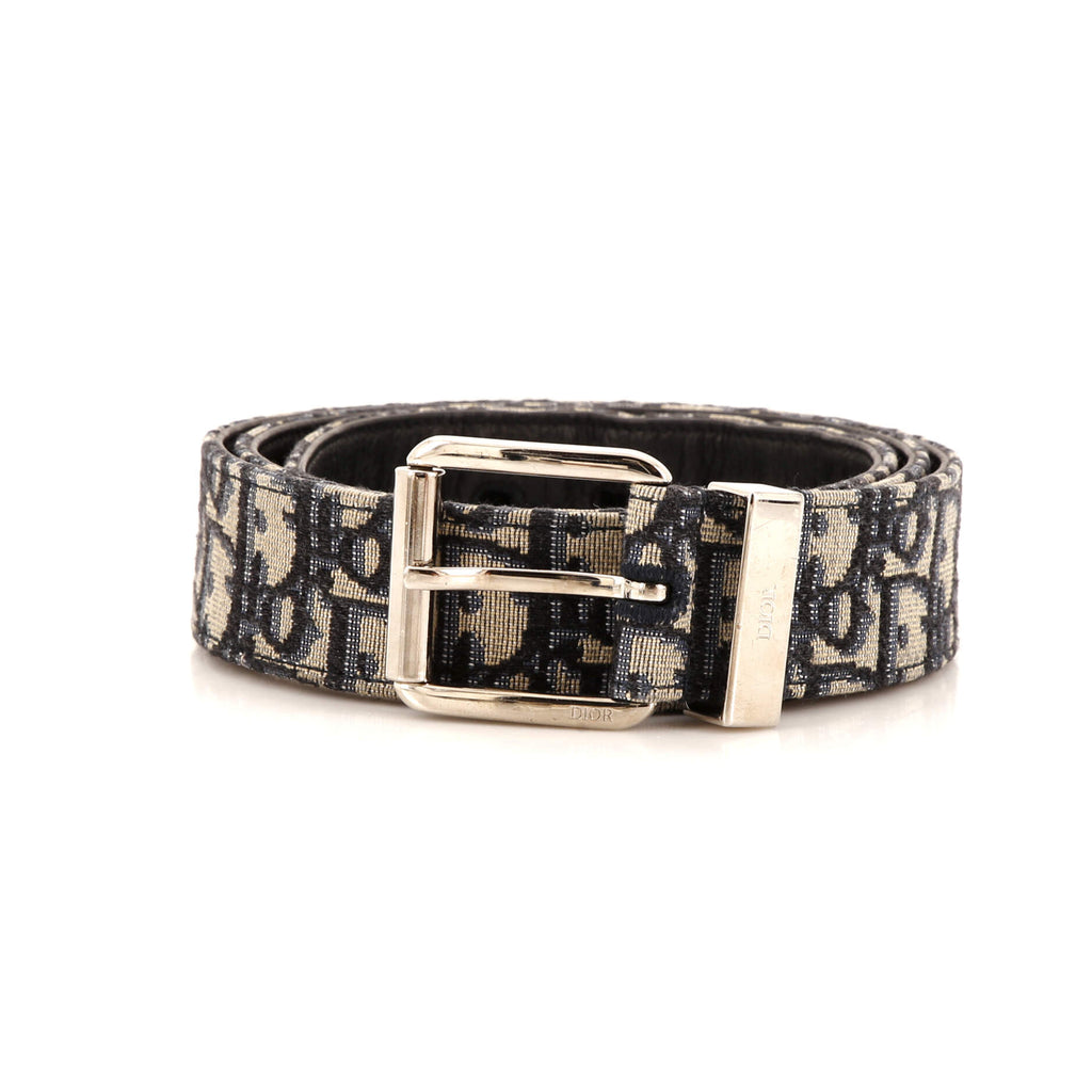 Signature Buckle Belt Oblique Canvas Medium 105