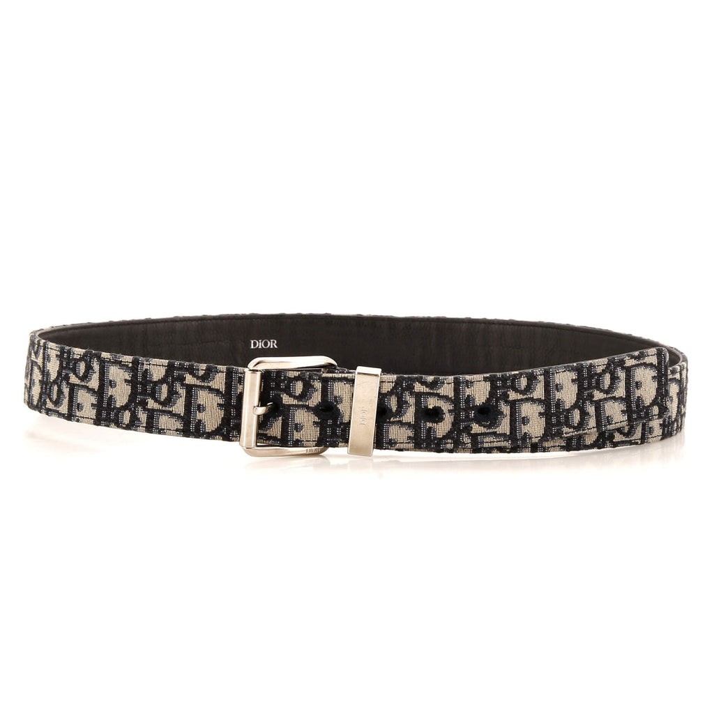 Signature Buckle Belt Oblique Canvas Medium 105