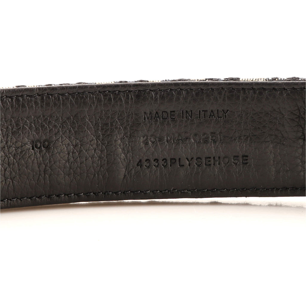 Signature Buckle Belt Oblique Canvas Medium 105