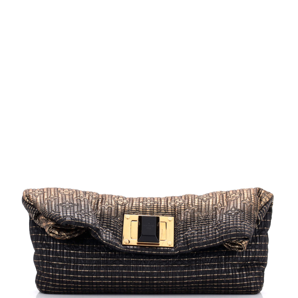 Altair Clutch Monogram Jacquard Textile
