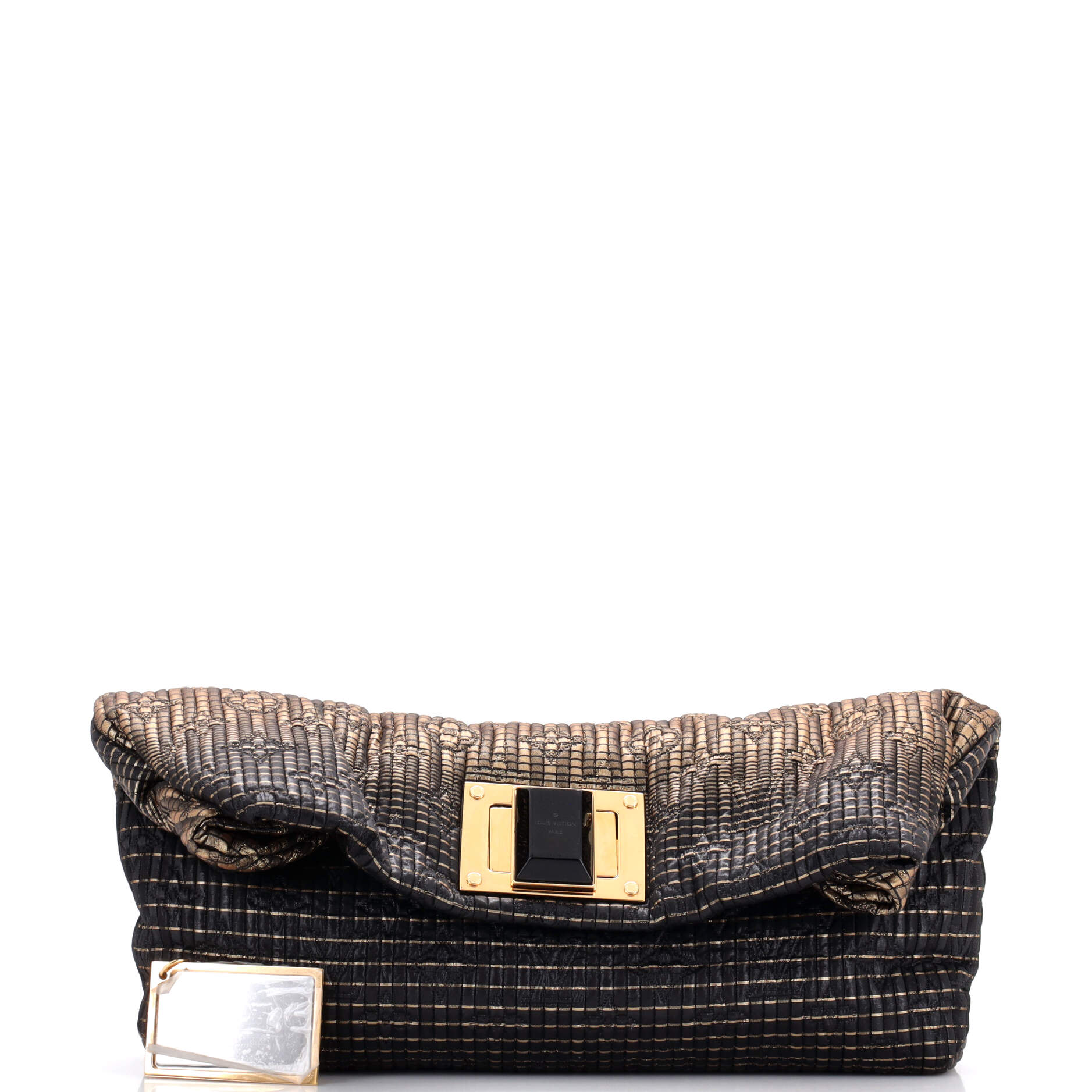 Altair Clutch Monogram Jacquard Textile