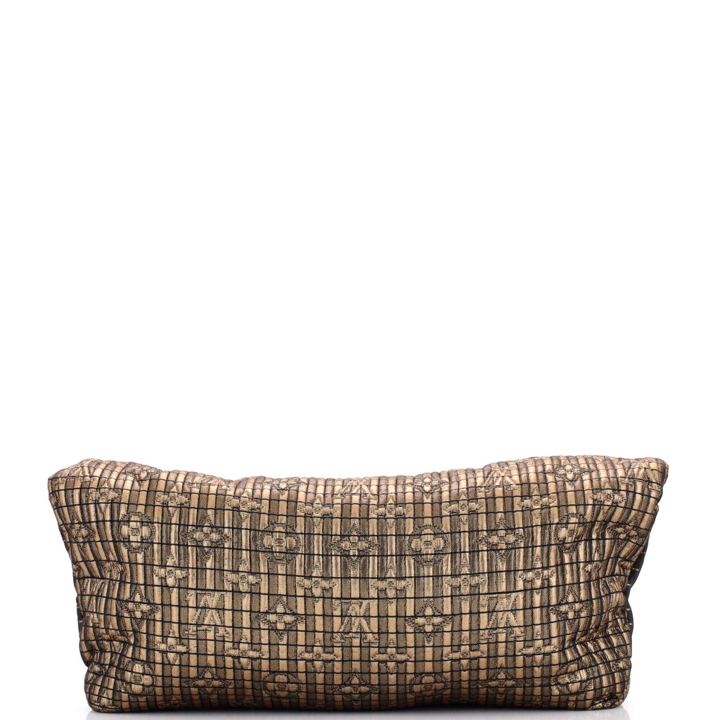 Altair Clutch Monogram Jacquard Textile