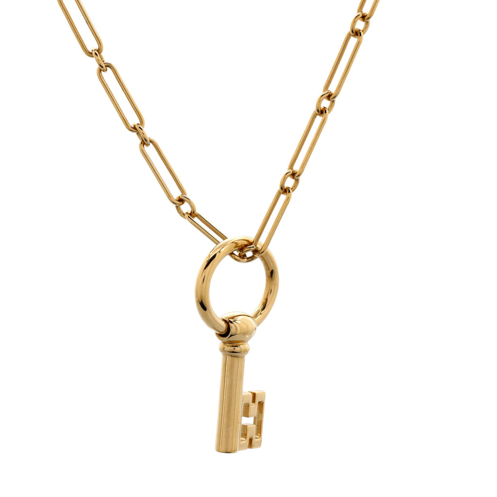 Curiosite Cle H Pendant Necklace Metal