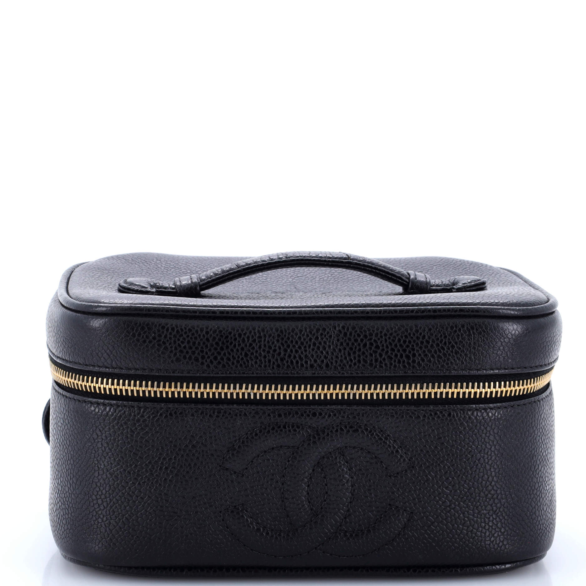 Vintage Timeless Cosmetic Case Caviar Medium