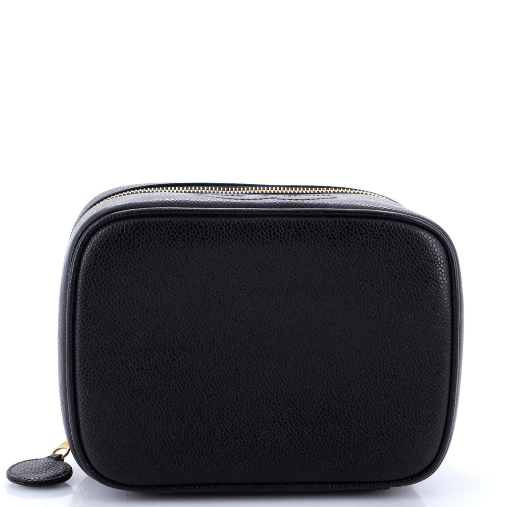Vintage Timeless Cosmetic Case Caviar Medium
