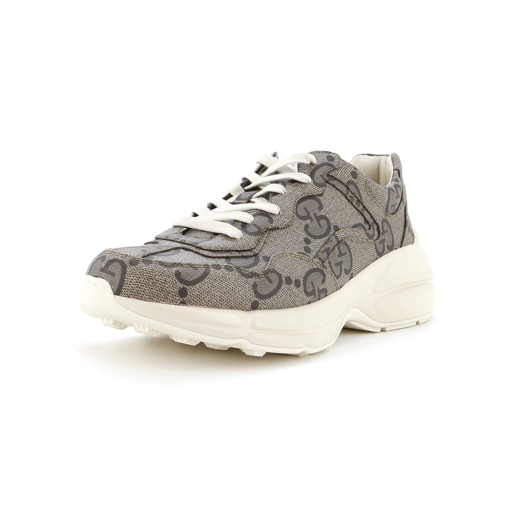 Rhyton Sneakers Jumbo GG Coated Canvas