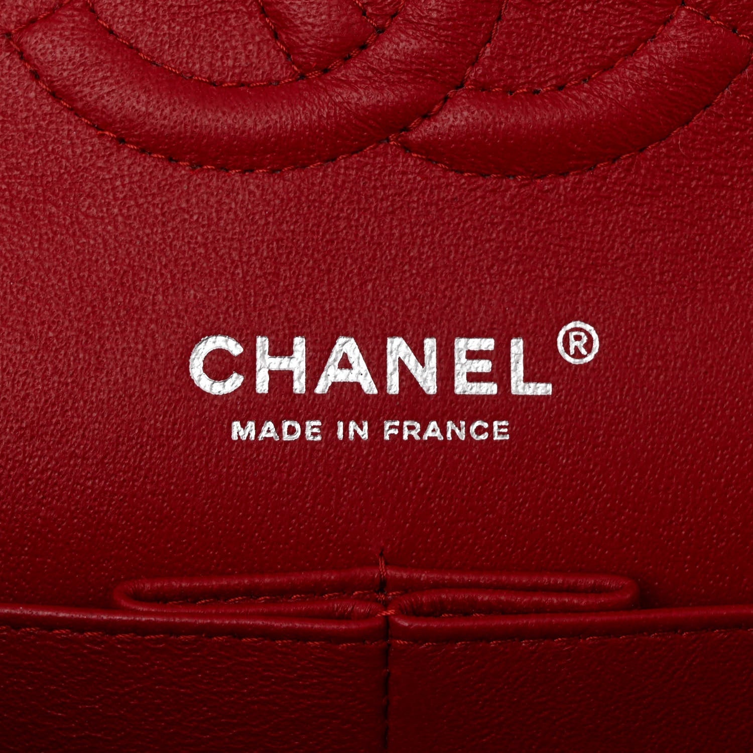 Caviar Quilted Medium Double Flap Red