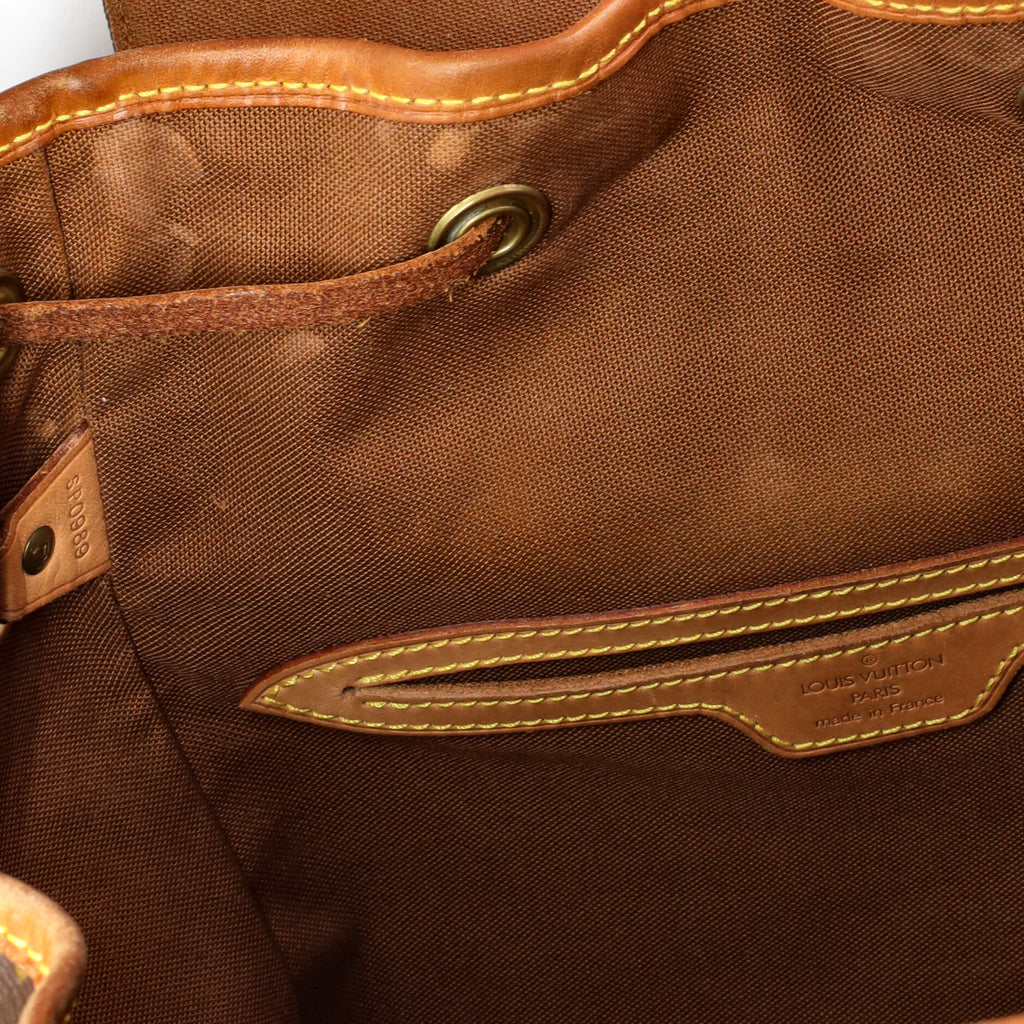 Louis Vuitton Vintage Montsouris Backpack Monogram Canvas GM