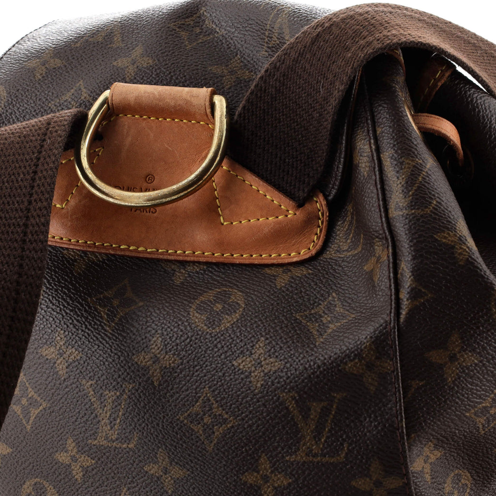 Louis Vuitton Vintage Montsouris Backpack Monogram Canvas GM