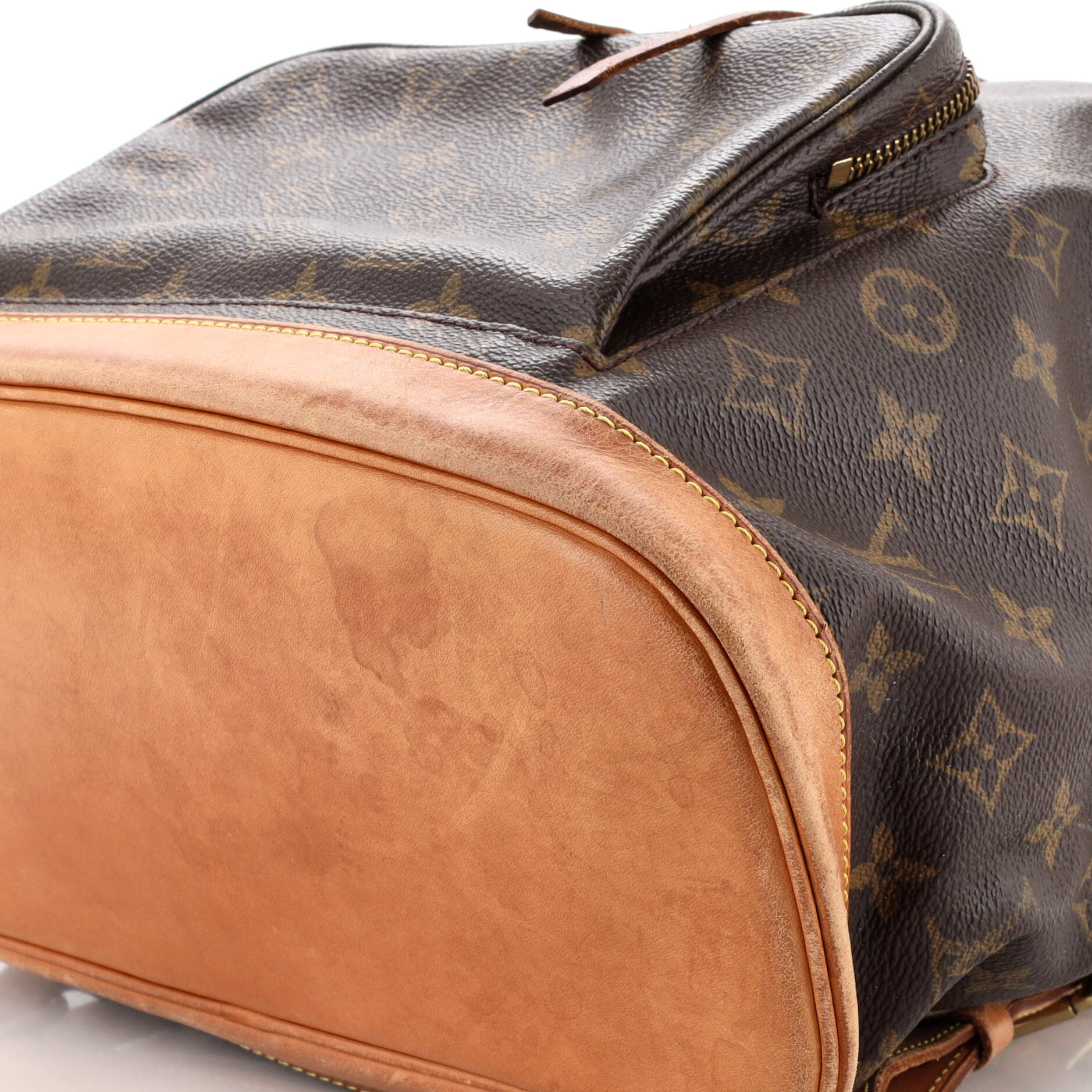 Louis Vuitton Vintage Montsouris Backpack Monogram Canvas GM
