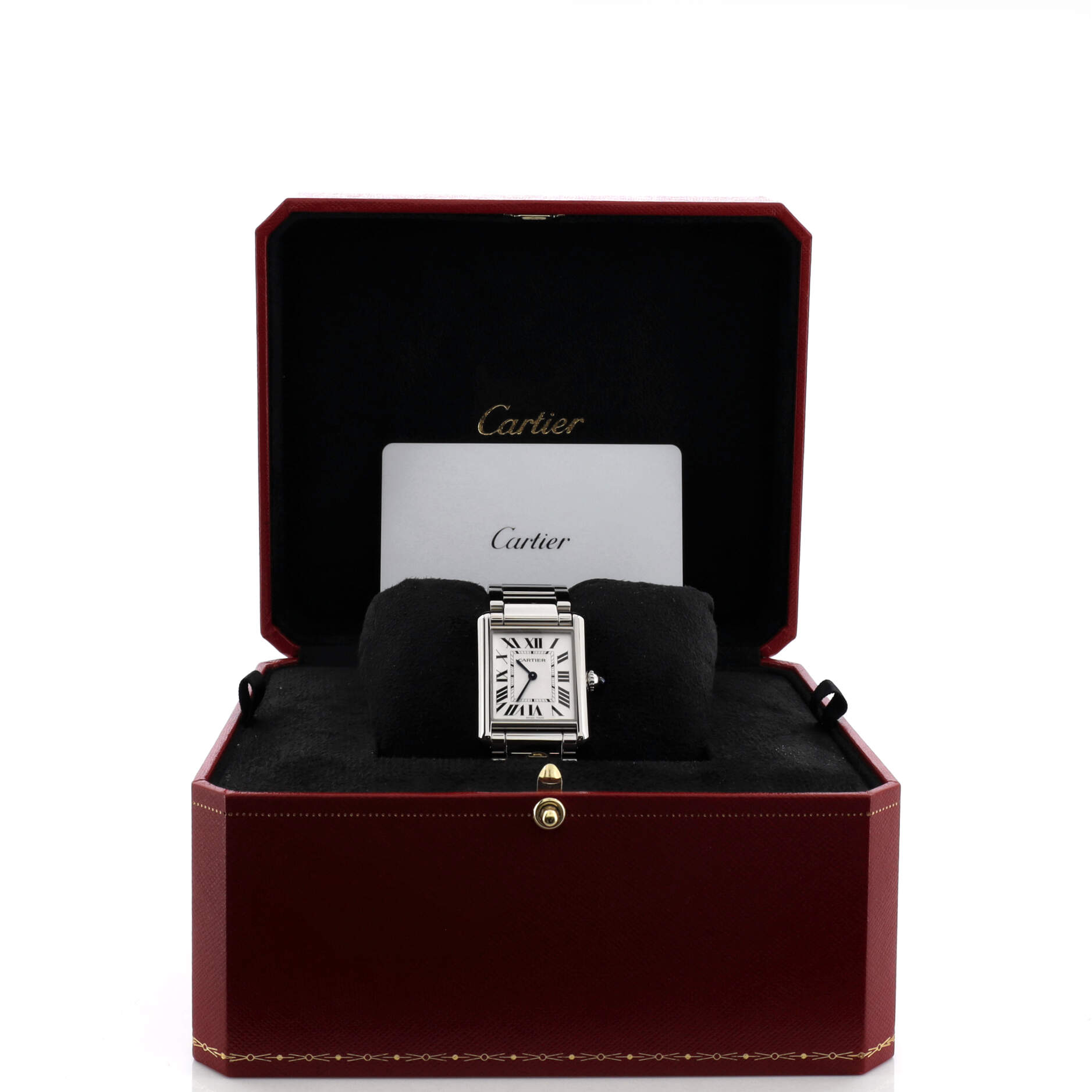 Must de Cartier Tank Quartz Watch Stainless Steel 25