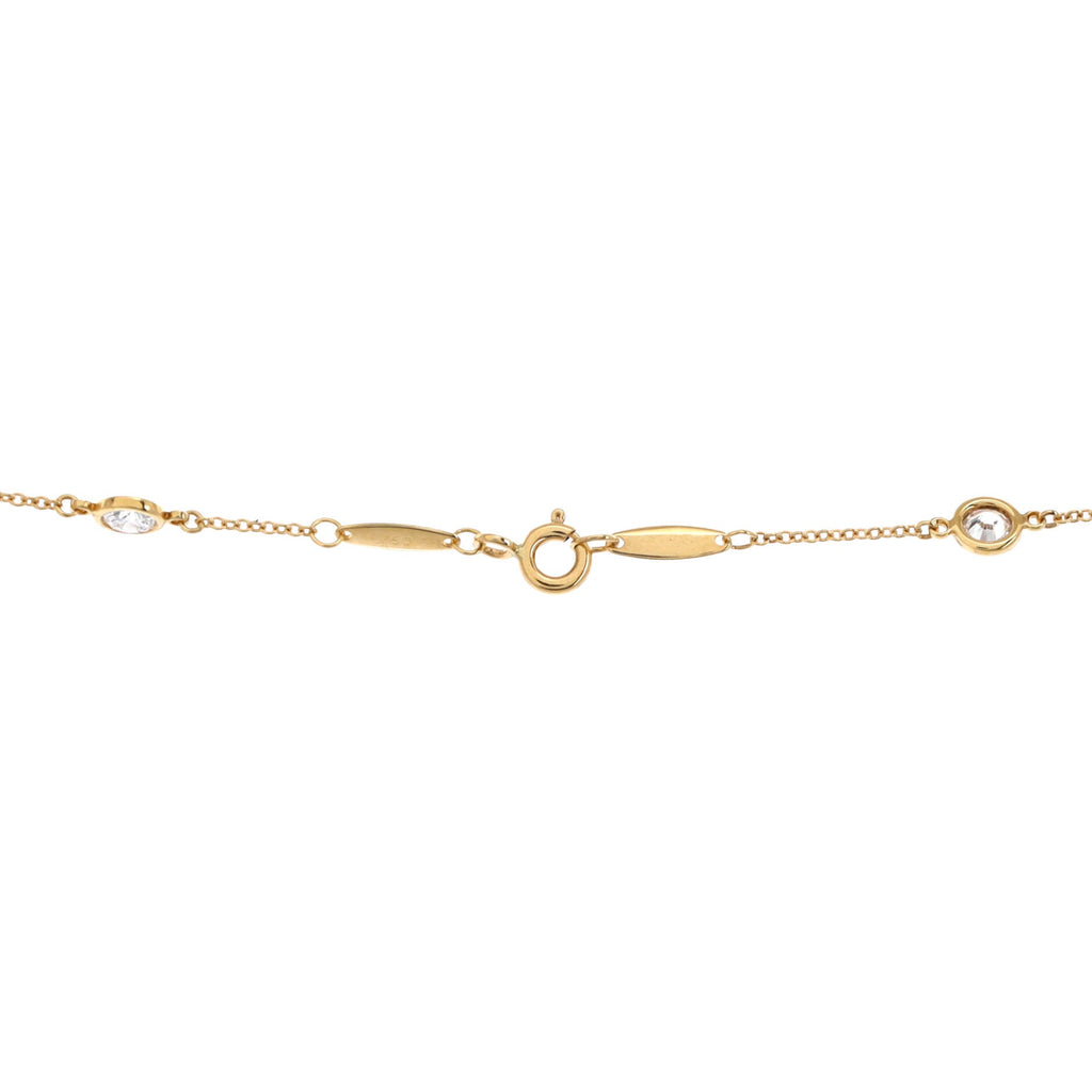 Elsa Peretti Diamonds By The Yard 24 Stone Necklace 18K Yellow Gold with Diamonds