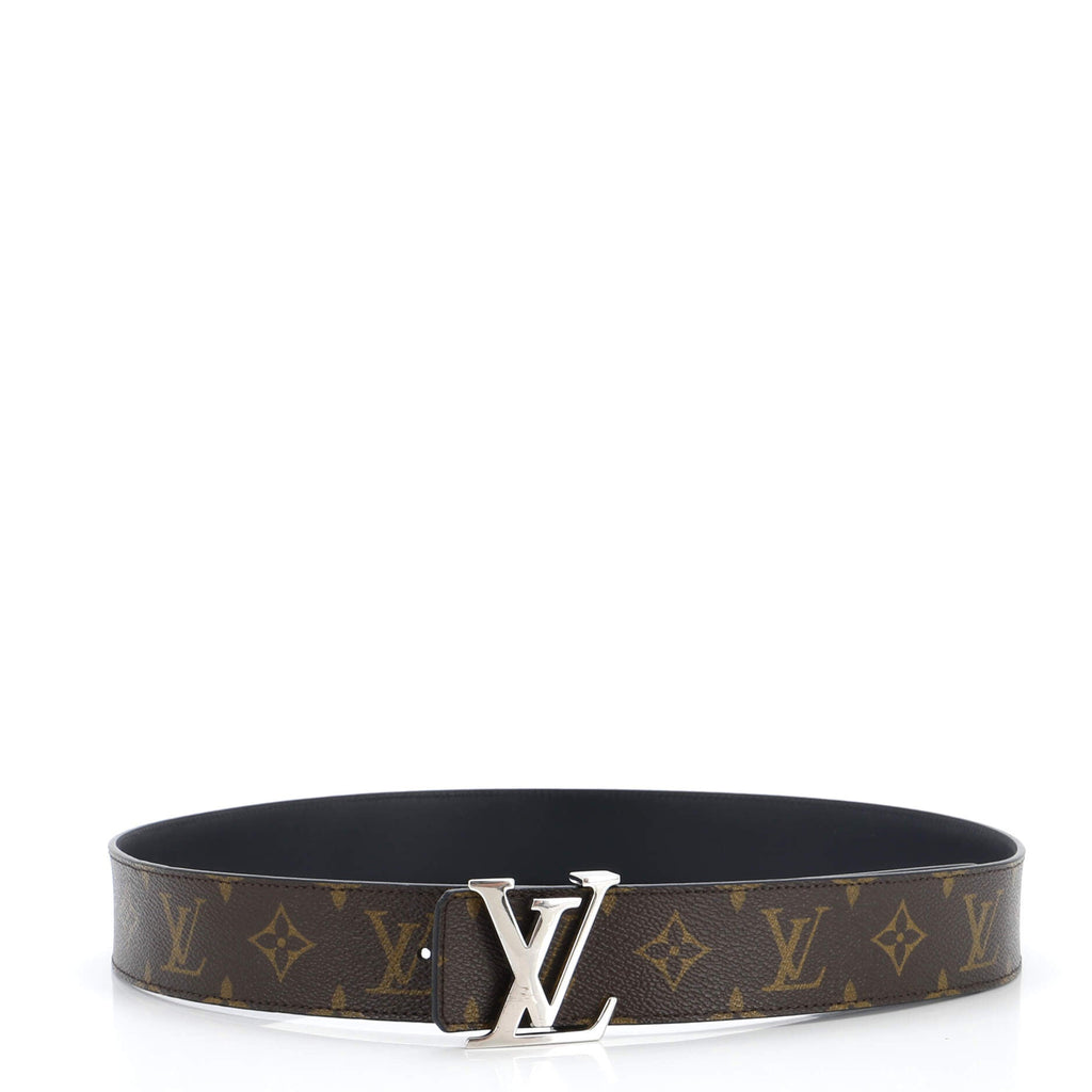 LV Initiales Reversible Belt Monogram Canvas and Leather Wide 95