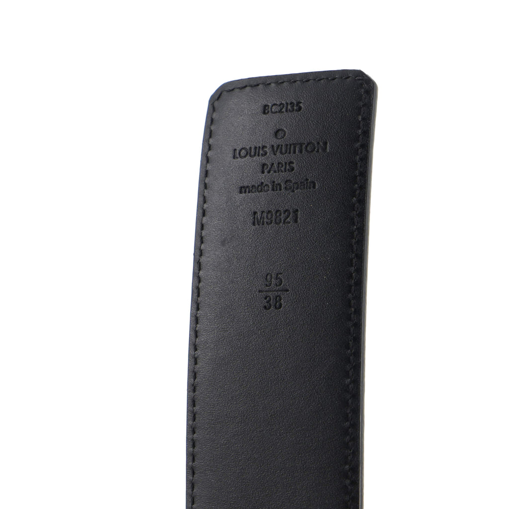 LV Initiales Reversible Belt Monogram Canvas and Leather Wide 95