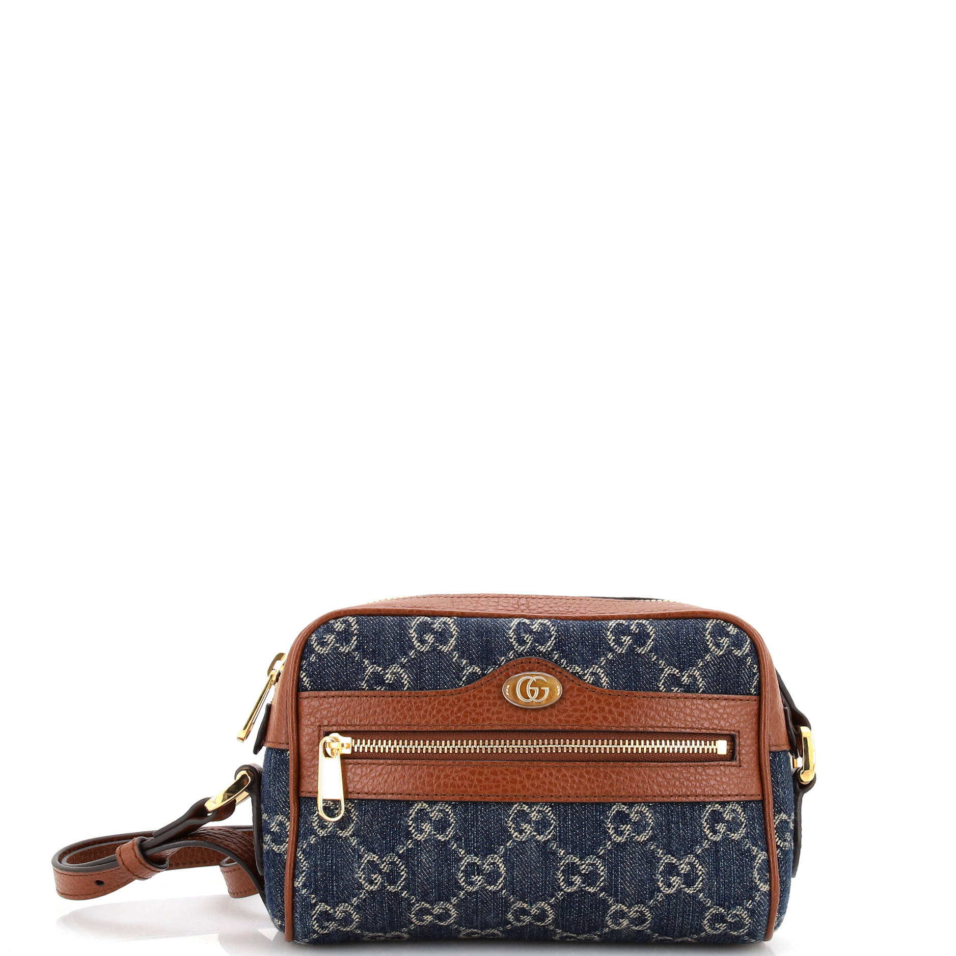 Ophidia Shoulder Bag GG Denim Mini