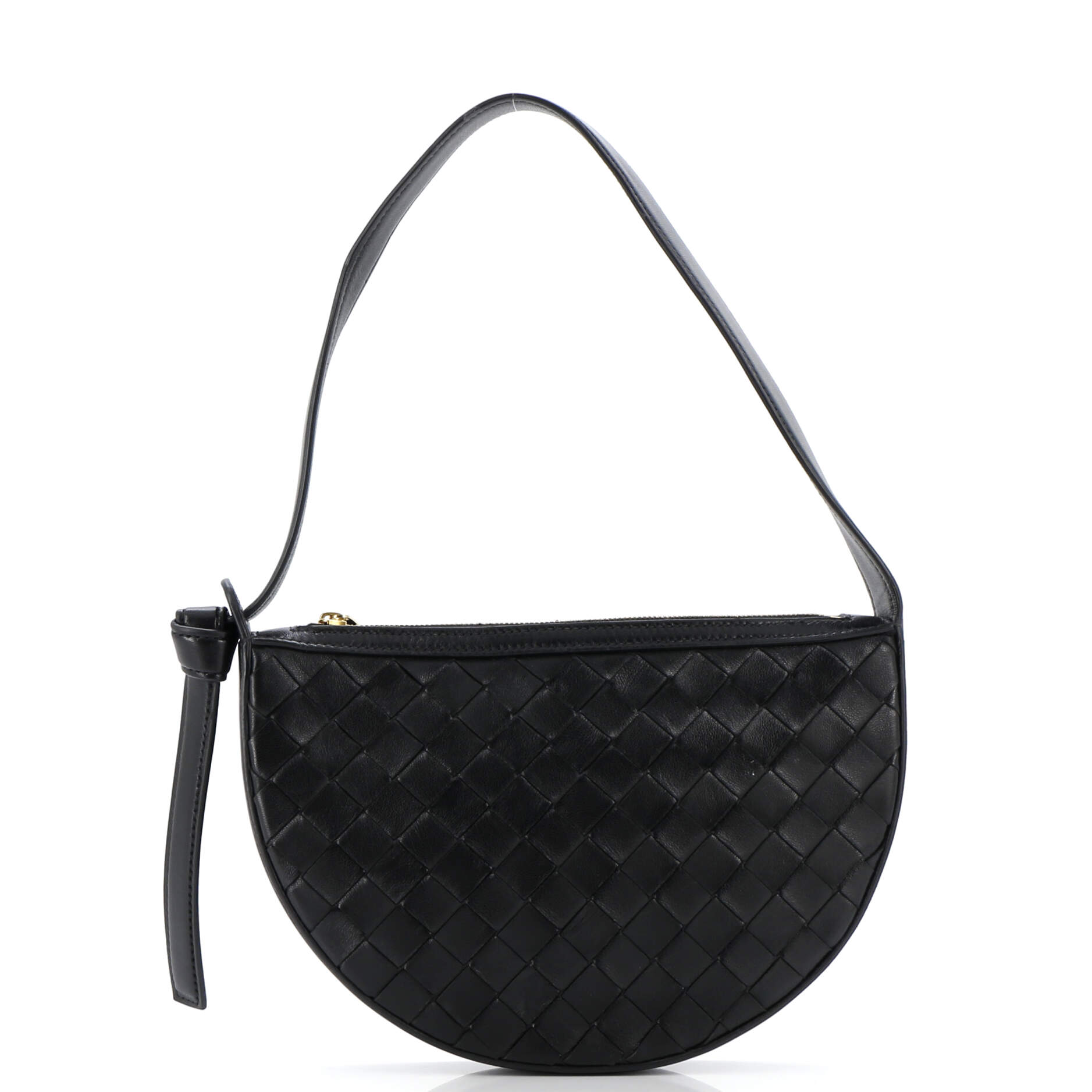 Sunrise Shoulder Bag Intrecciato Leather Mini