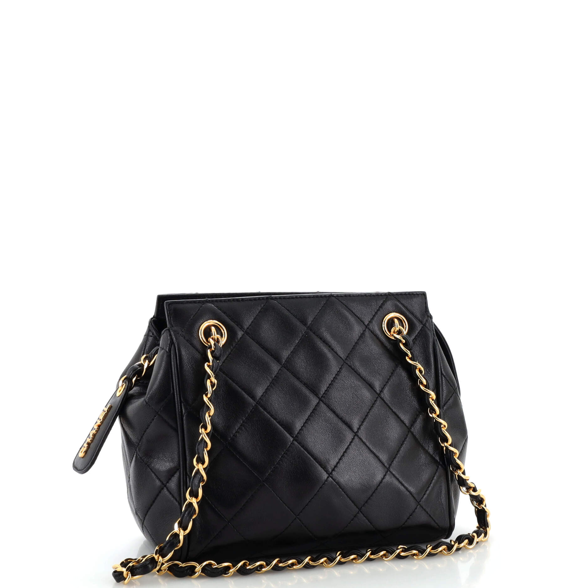 Vintage Chain Tote Quilted Lambskin Mini