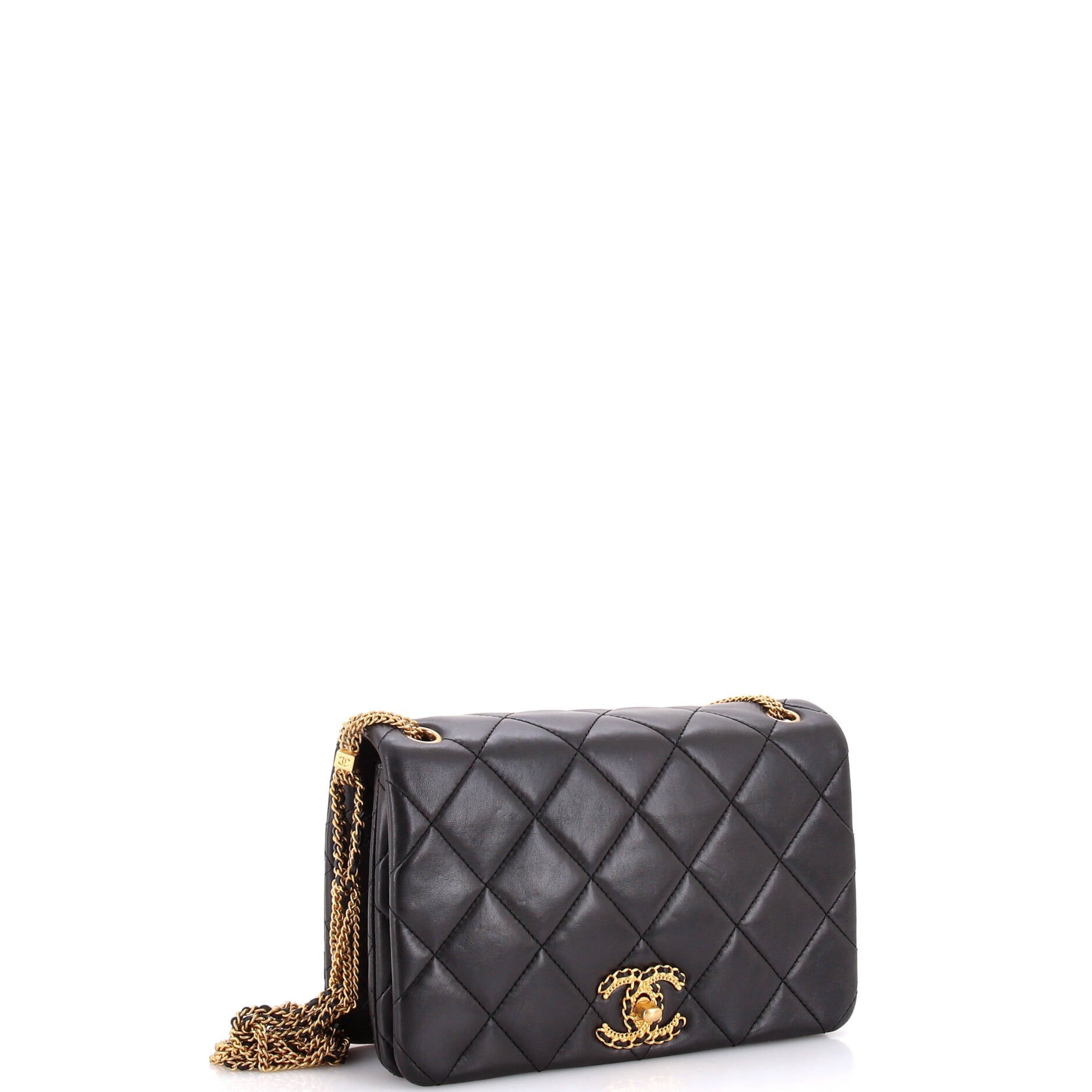 On And On Full Flap Bag Quilted Lambskin Mini
