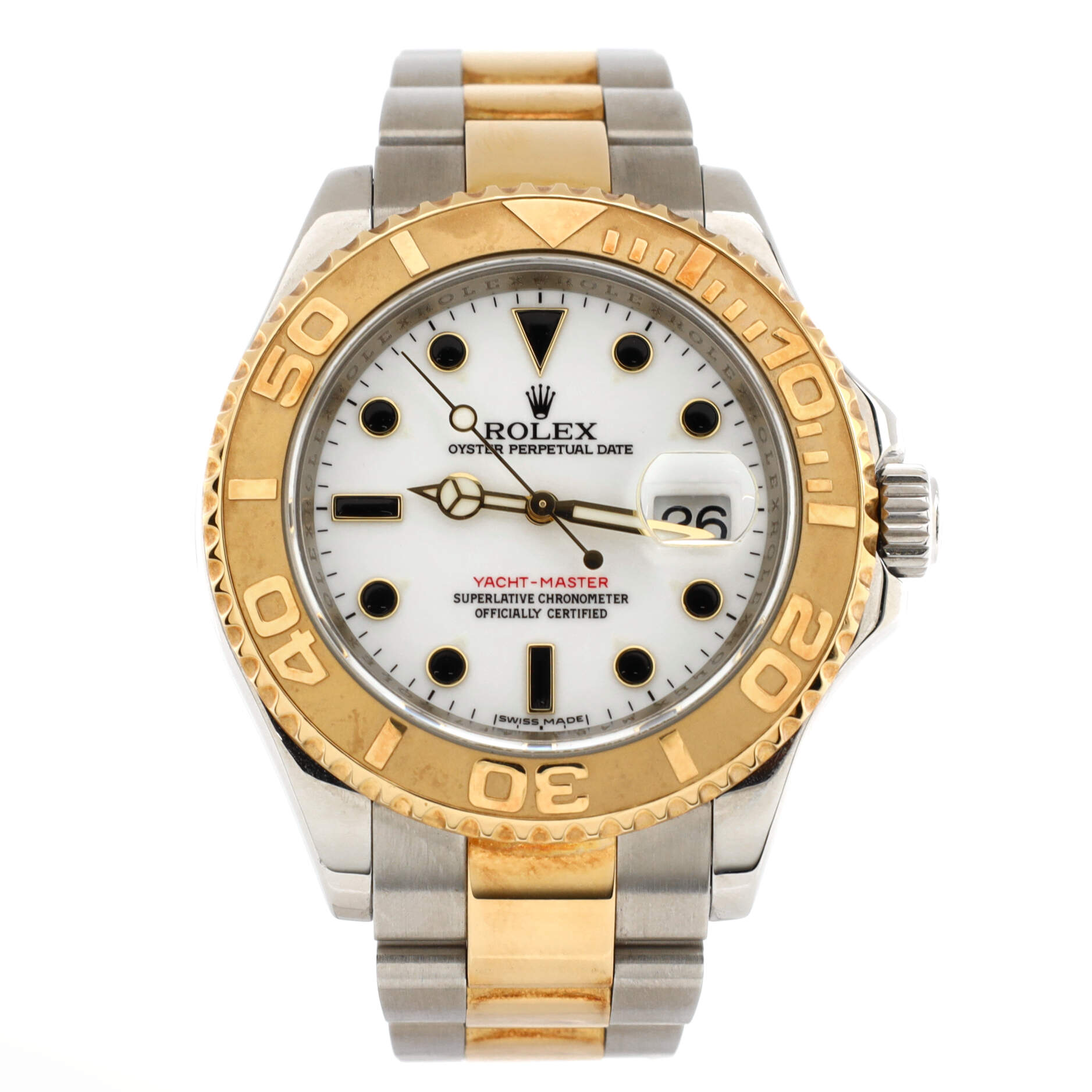 Oyster Perpetual Yacht-Master Automatic Watch Stainless Steel and Yellow Gold 40