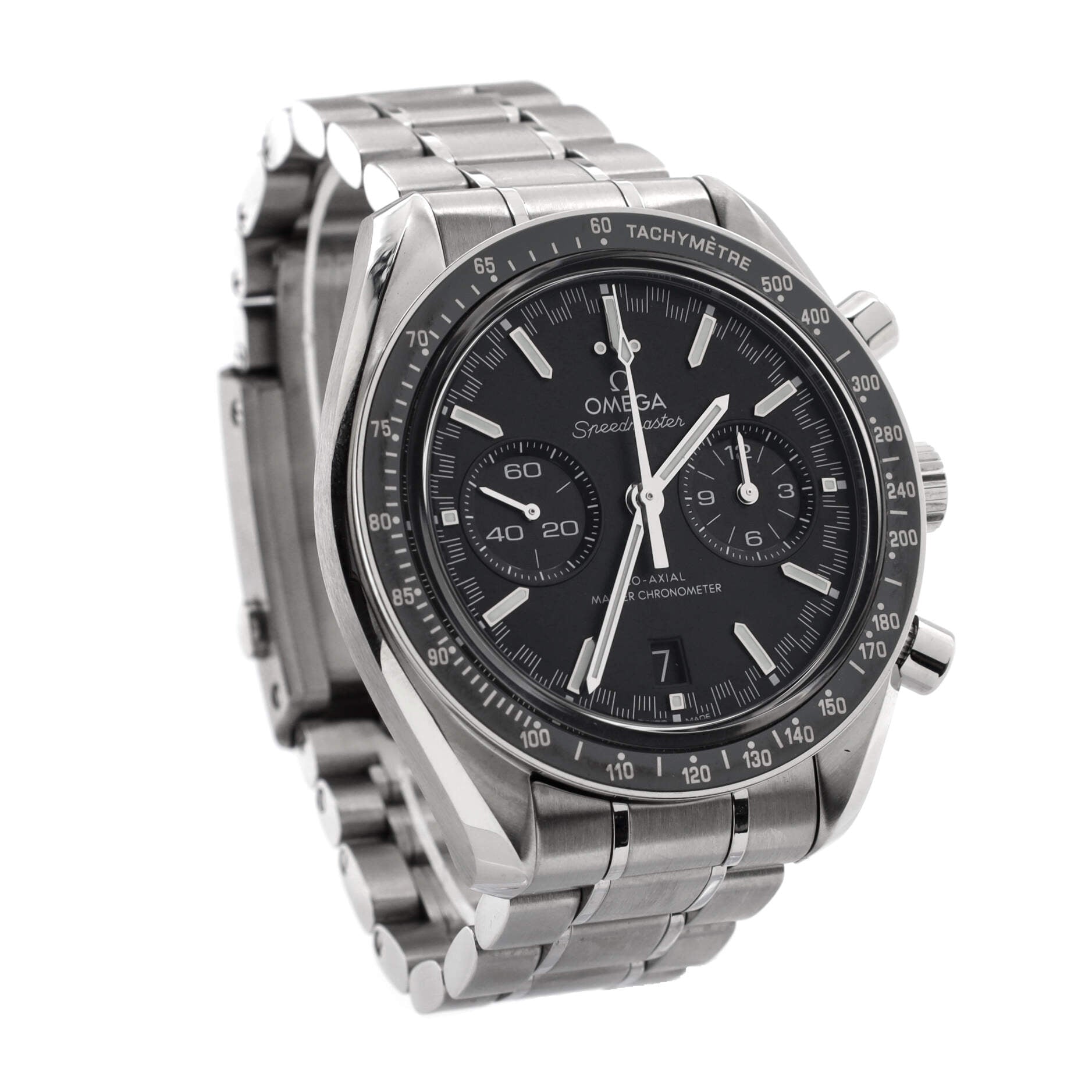Speedmaster Racing Co-Axial Chronograph Automatic Watch Stainless Steel and Ceramic 44