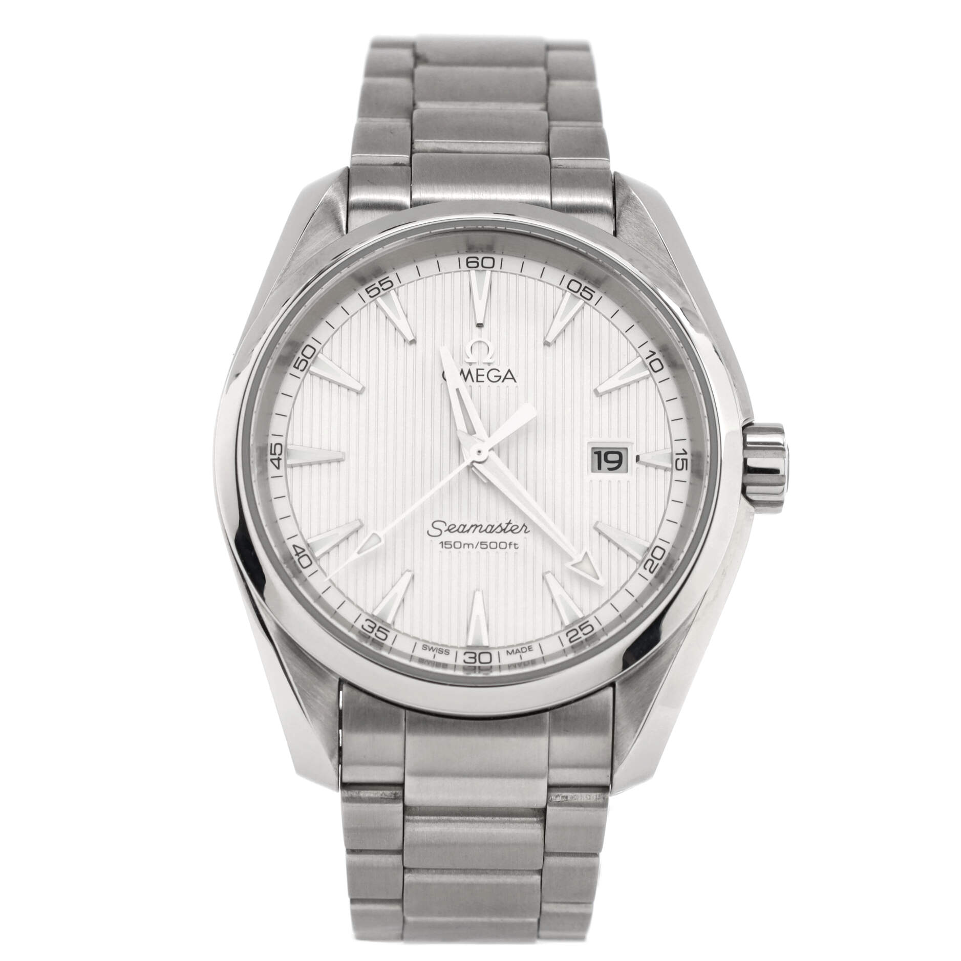 Seamaster Aqua Terra 150M Co-Axial Chronometer Automatic Watch Stainless Steel 38