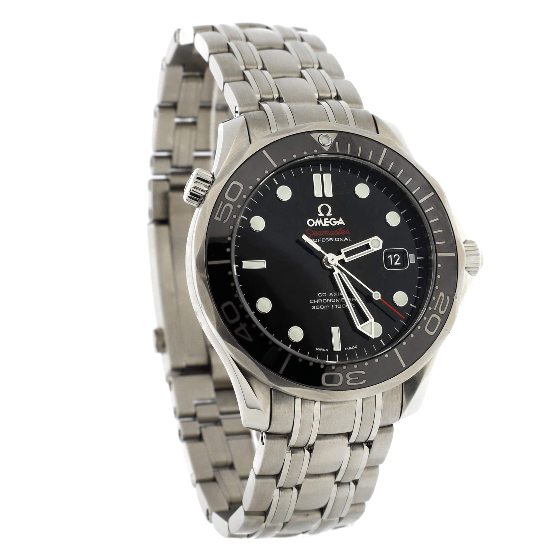 Seamaster Professional Diver 300M Co-Axial Chronometer Automatic Watch Stainless Steel 41