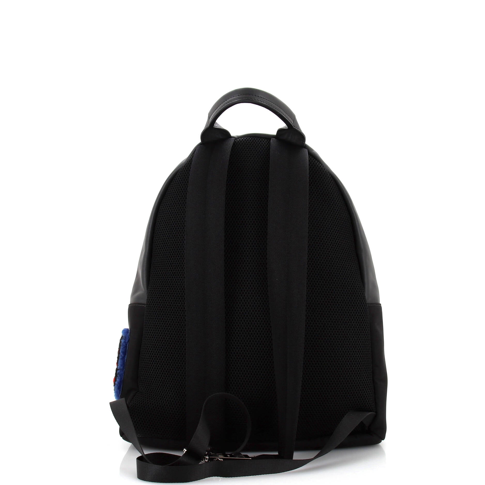 Front Pocket Backpack Nylon with Shearling Medium