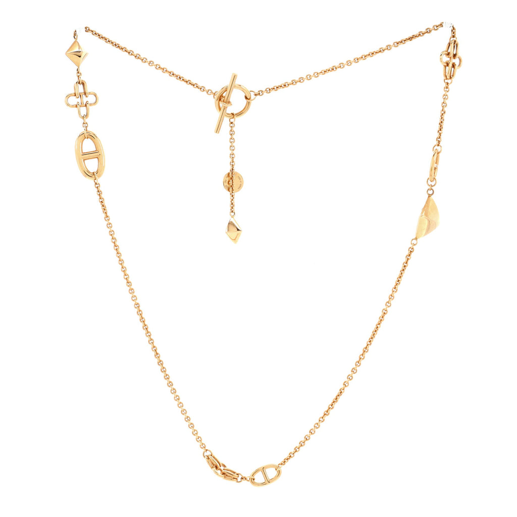 Ronde Chaine D'Ancre Necklace 18K Rose Gold