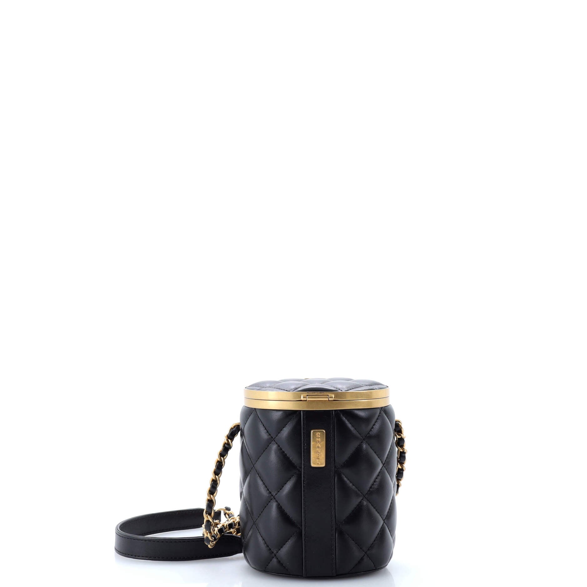Crown Box Vanity Bag Quilted Lambskin Mini